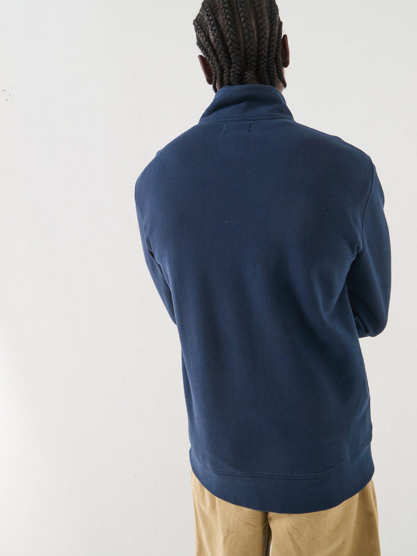 Image 2 of 6 of Levi's Original Housemark 1/4 Zip Sweatshirt - Navy