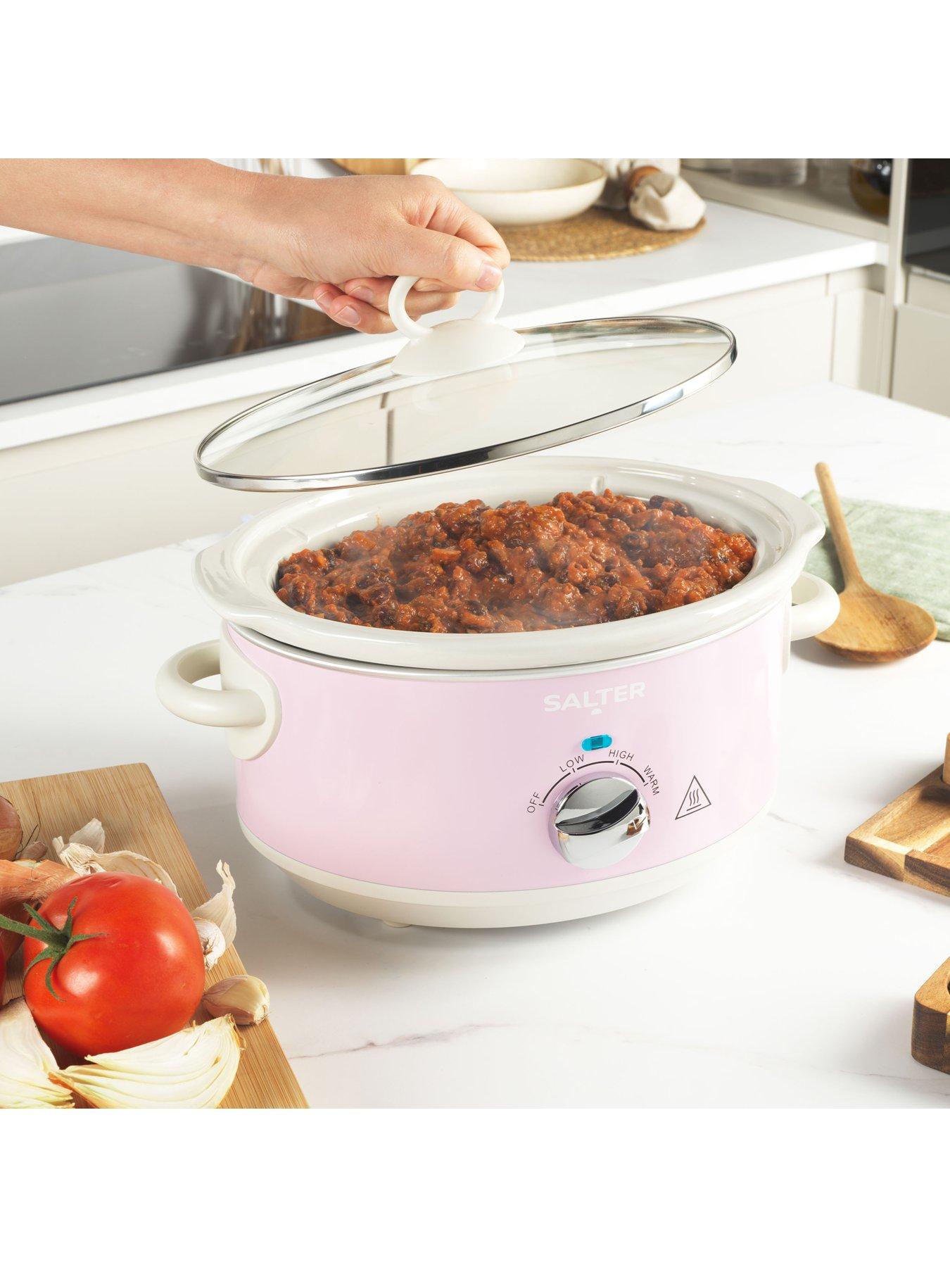 Image 2 of 4 of Salter Retro 3.5L Slow Cooker - Pink