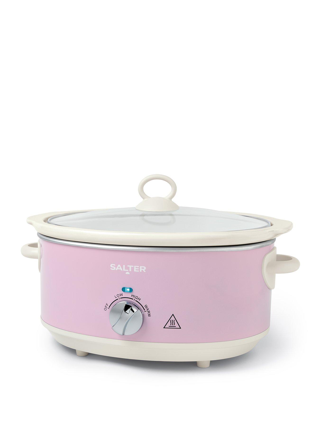Image 1 of 5 of Salter Retro 6.5L Slow Cooker - Pink