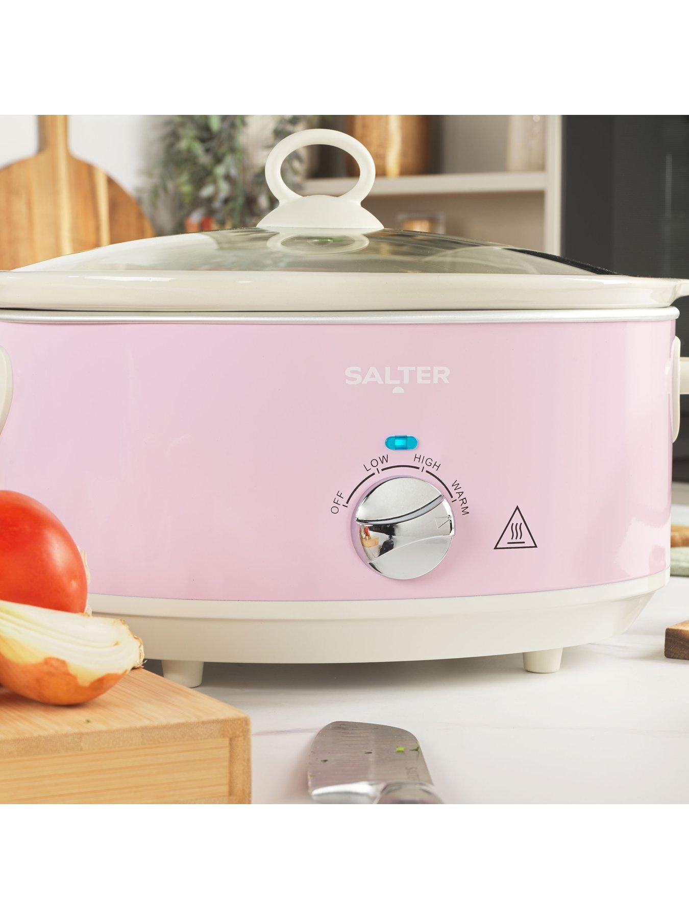 Image 2 of 5 of Salter Retro 6.5L Slow Cooker - Pink