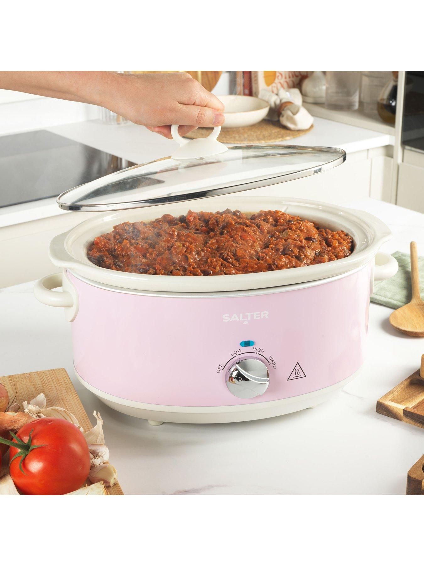 Image 4 of 5 of Salter Retro 6.5L Slow Cooker - Pink