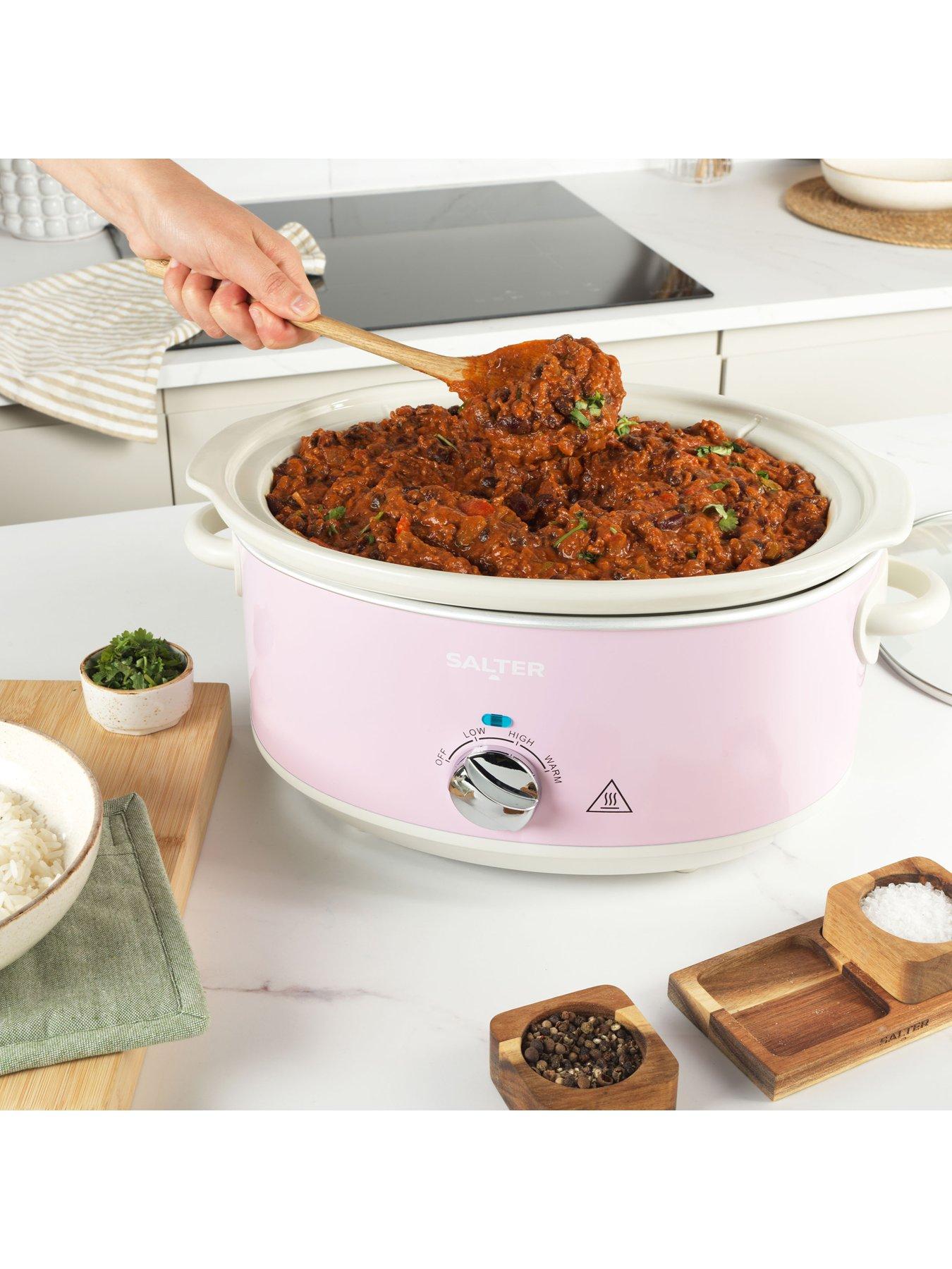 Image 5 of 5 of Salter Retro 6.5L Slow Cooker - Pink