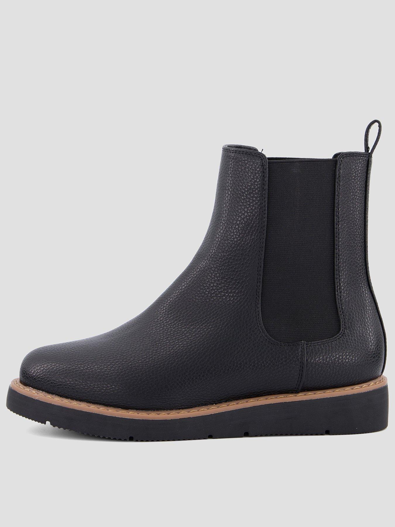 The Very Collection Wide Fit Flatform Chelsea Ankle Boot