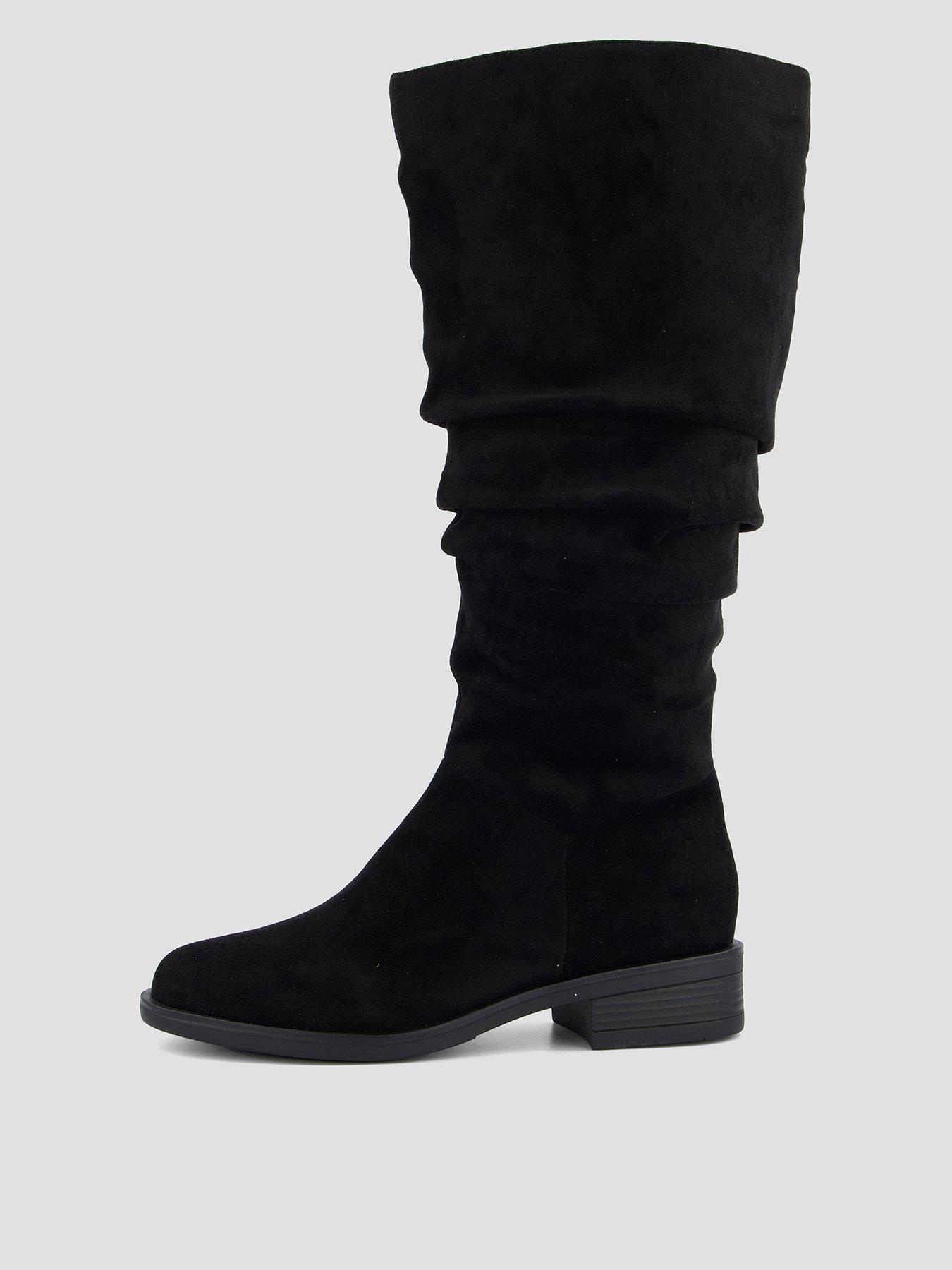 The Very Collection Comfort Slouch Knee Boot With Wider Fitting Calf
