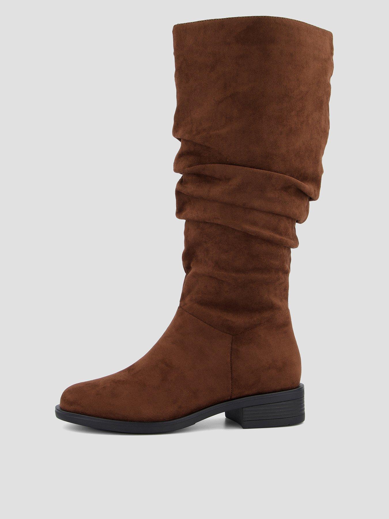 The Very Collection Comfort Slouch Knee Boot With Wider Fitting Calf