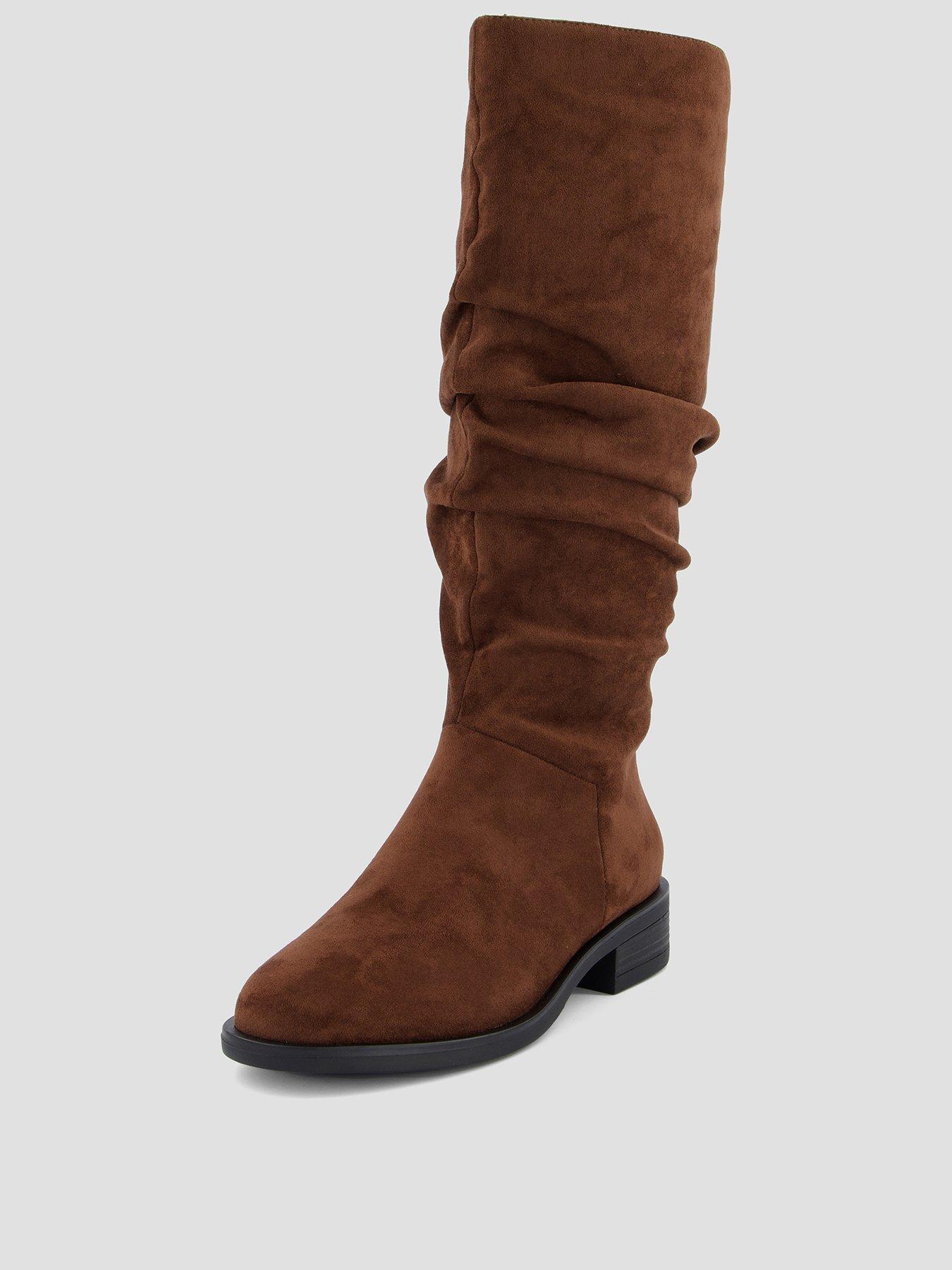 Image 2 of 8 of The Very Collection Comfort Slouch Knee Boot With Wider Fitting Calf