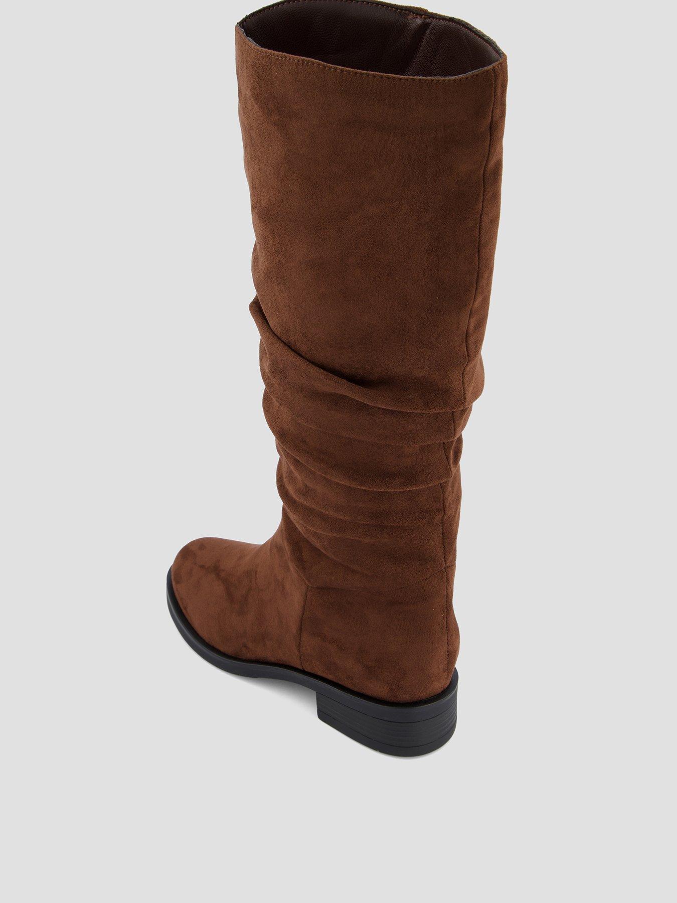 Image 3 of 8 of The Very Collection Comfort Slouch Knee Boot With Wider Fitting Calf