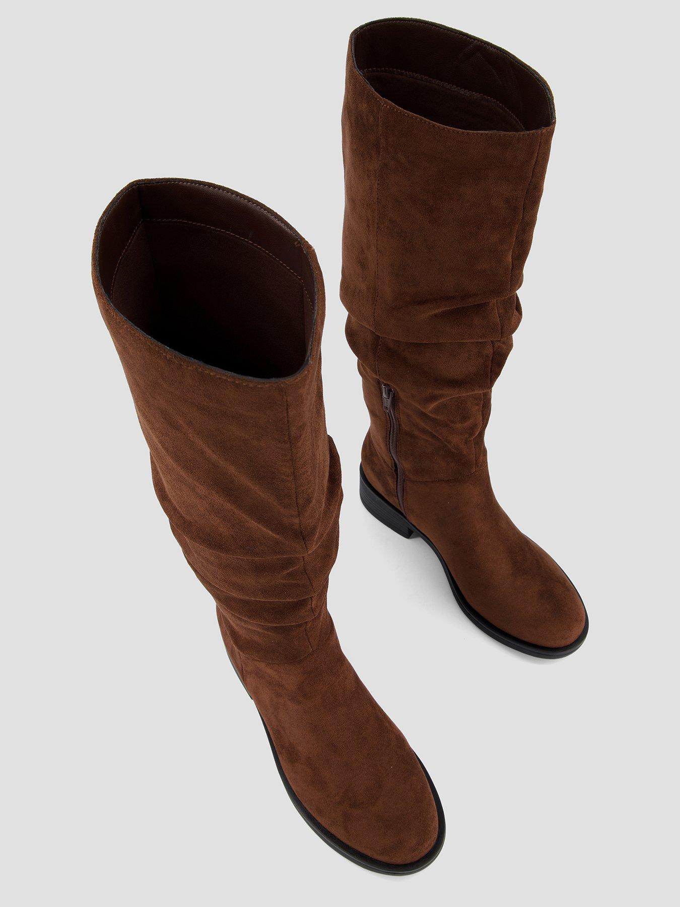 Image 4 of 8 of The Very Collection Comfort Slouch Knee Boot With Wider Fitting Calf