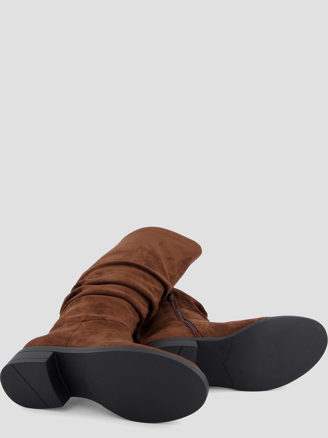 Image 5 of 8 of The Very Collection Comfort Slouch Knee Boot With Wider Fitting Calf