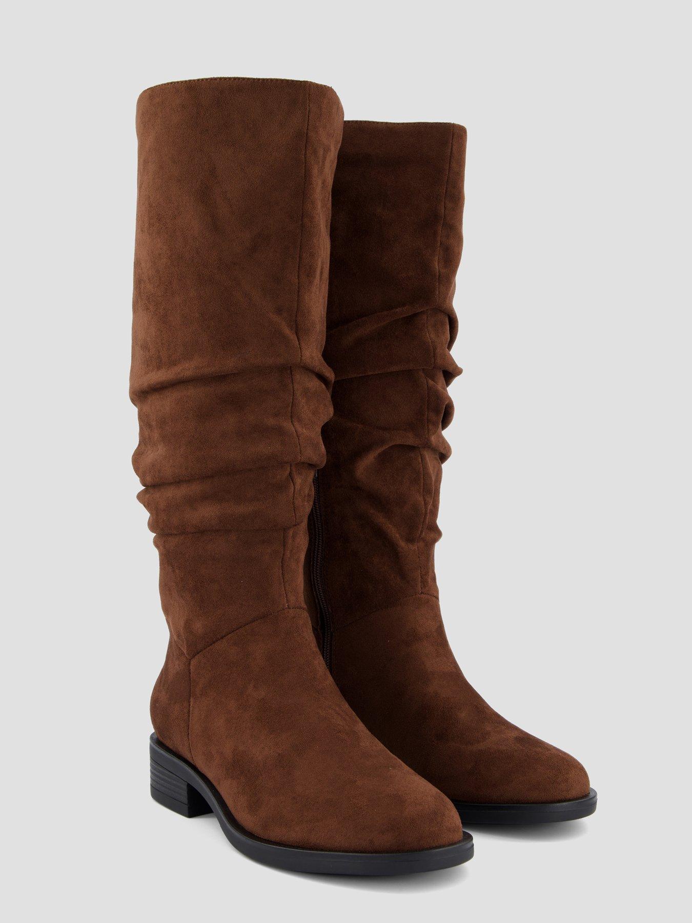 Image 7 of 8 of The Very Collection Comfort Slouch Knee Boot With Wider Fitting Calf