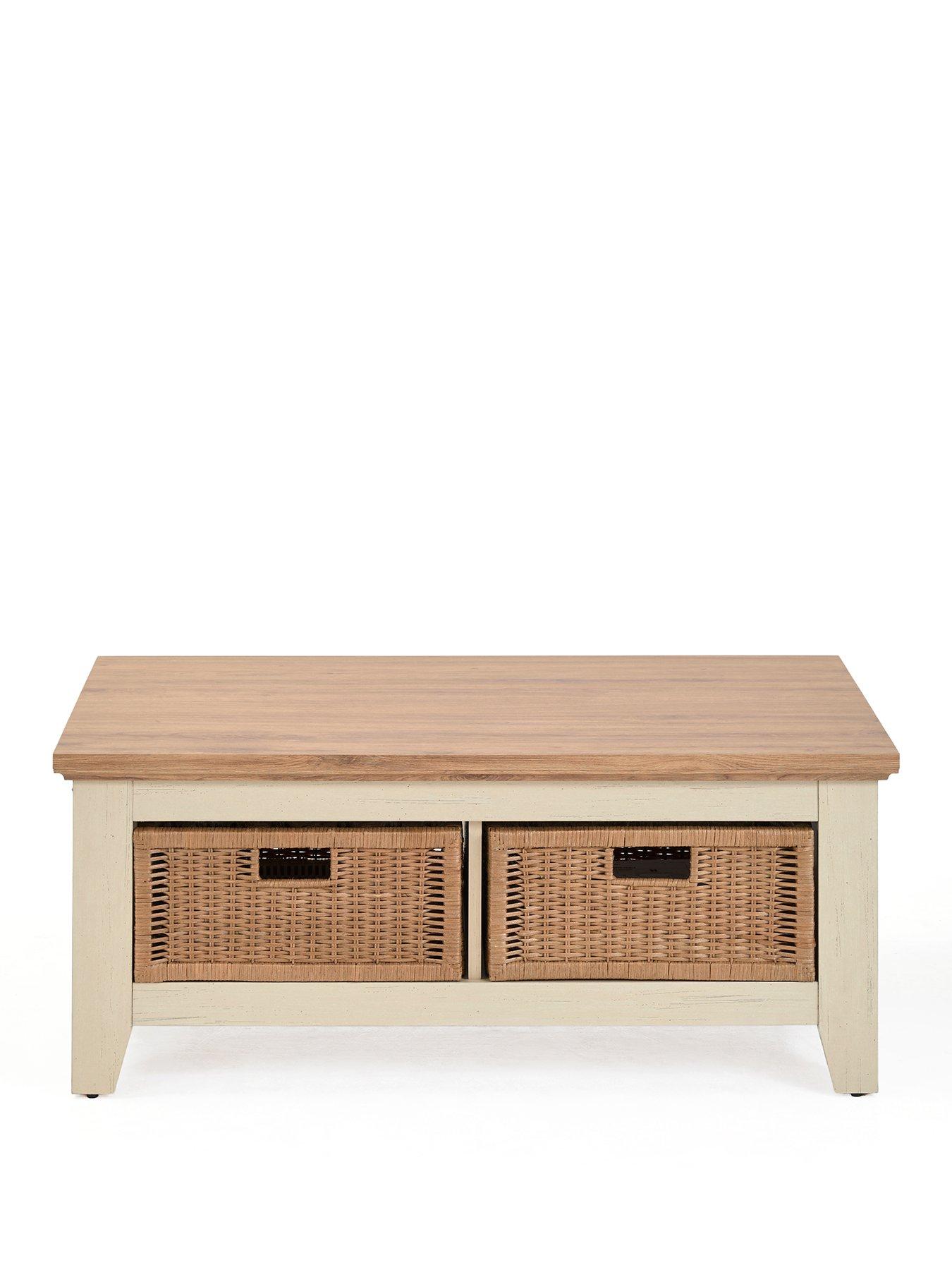 Image 2 of 7 of The Very Collection Carol Coffee Table With 2 Baskets - FSC&reg; Certified