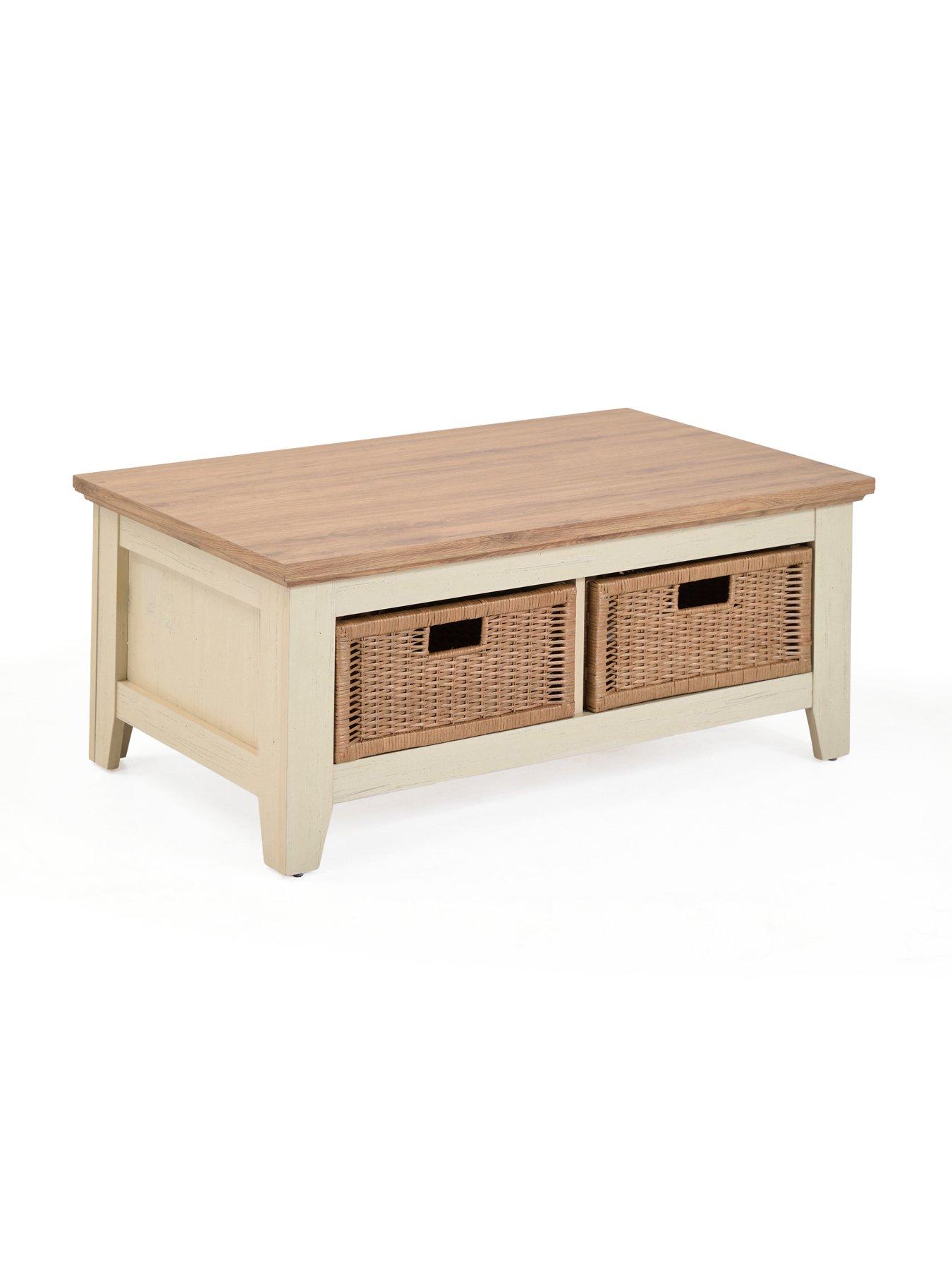Image 3 of 7 of The Very Collection Carol Coffee Table With 2 Baskets - FSC&reg; Certified