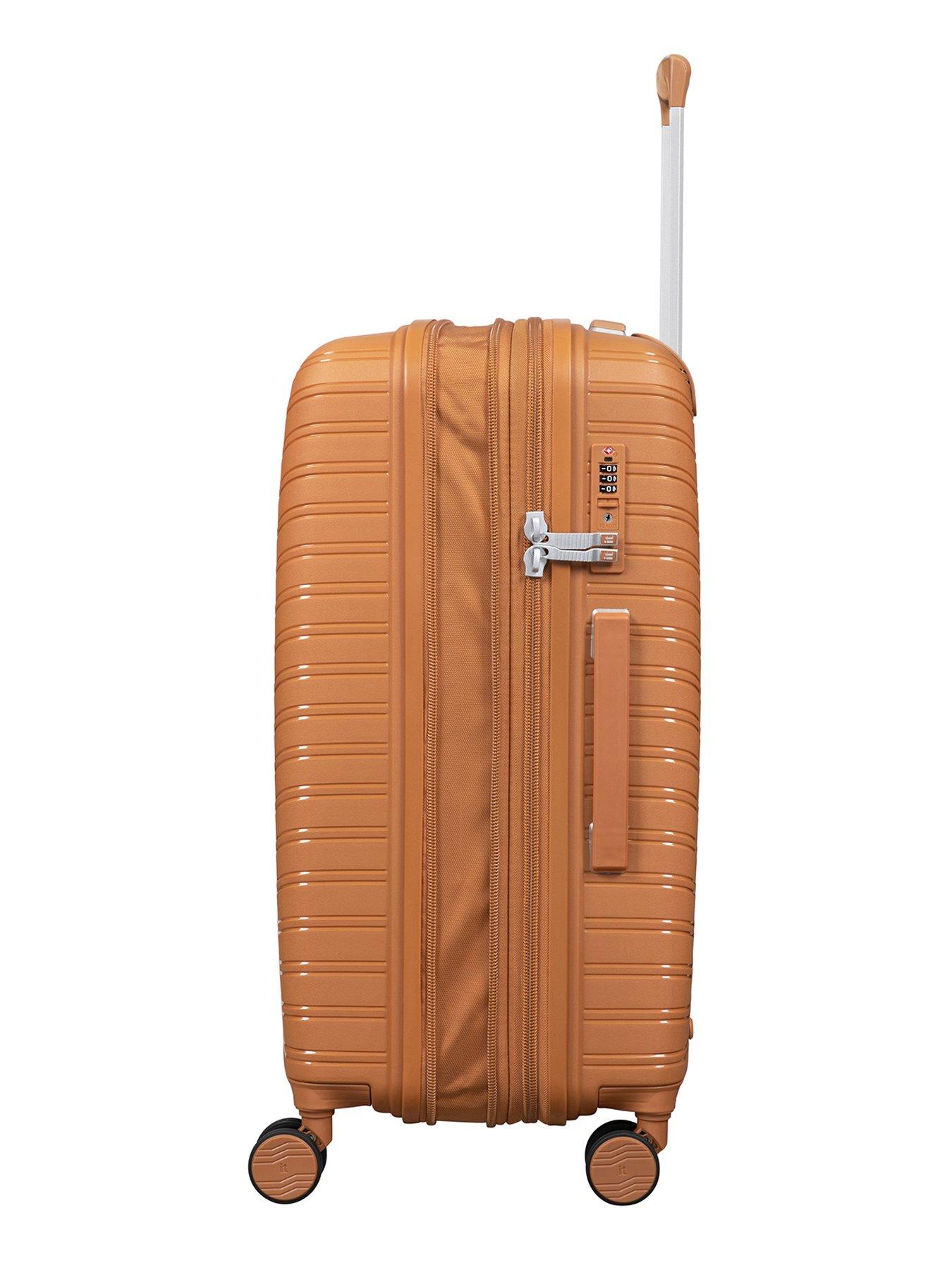 Image 4 of 7 of it Luggage Continuous Pumpkin Spice Cabin Suitcase