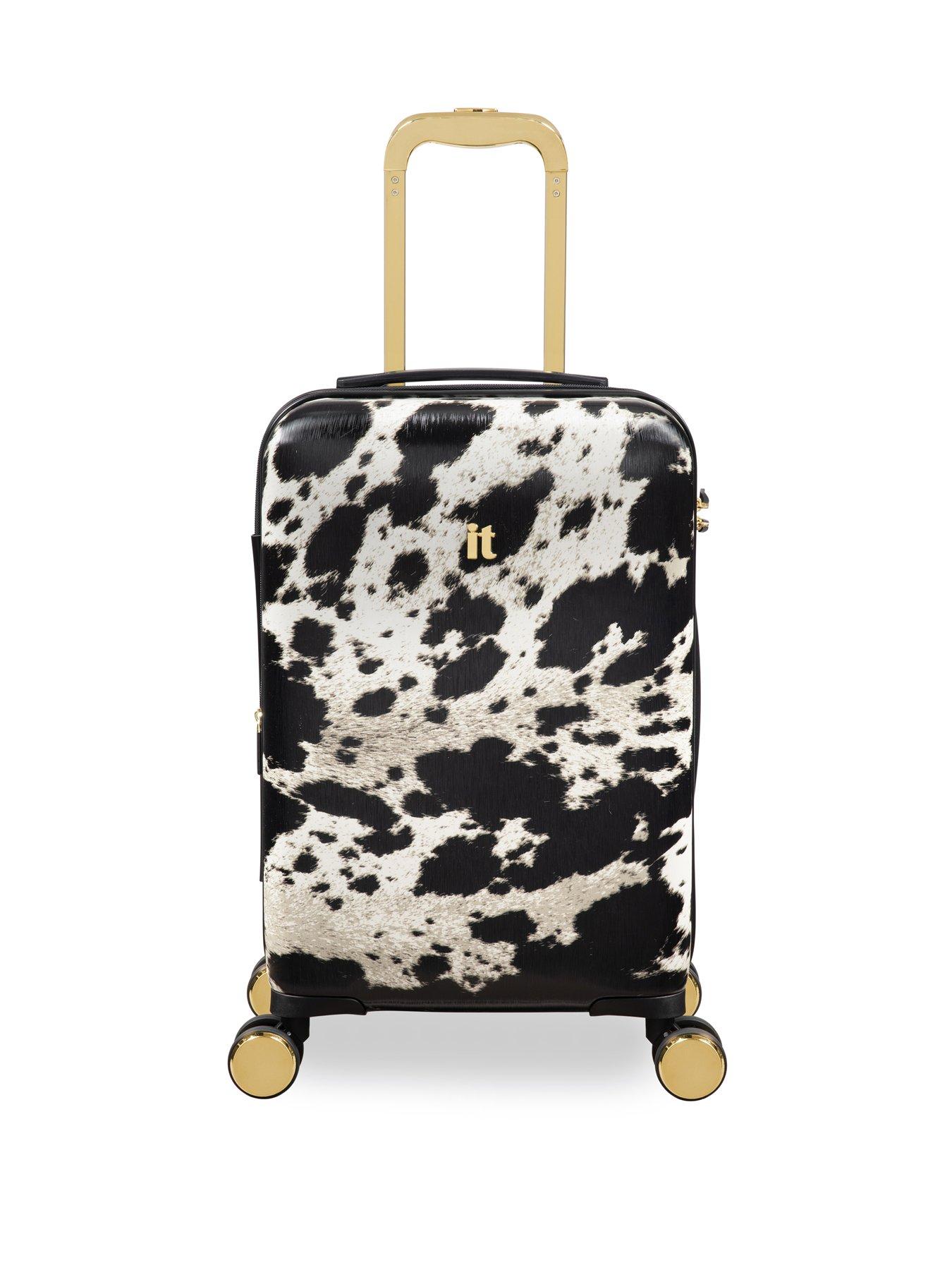 Image 2 of 6 of it Luggage Sheen Textured Cow Cabin Suitcase