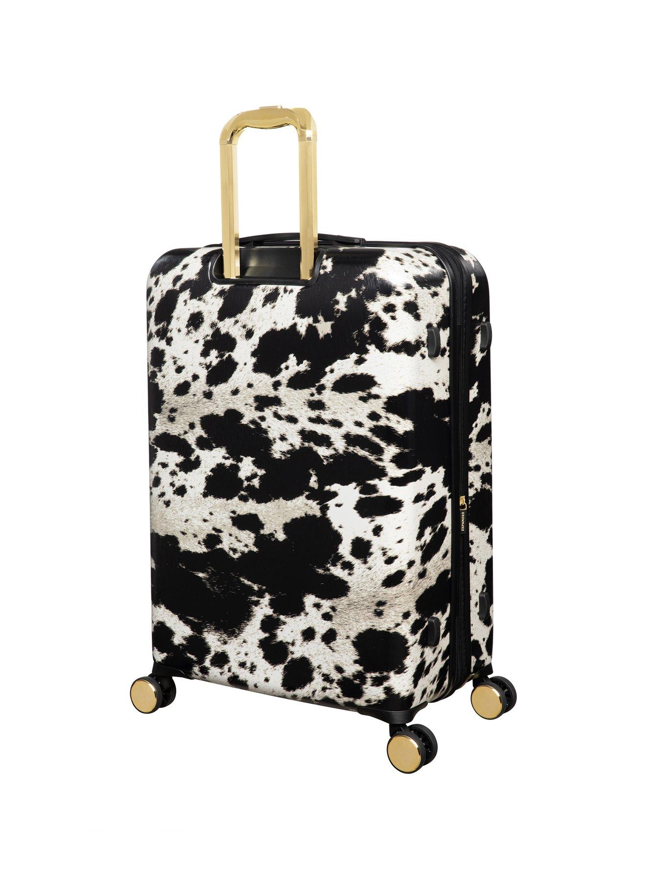Image 3 of 6 of it Luggage Sheen Textured Cow Cabin Suitcase