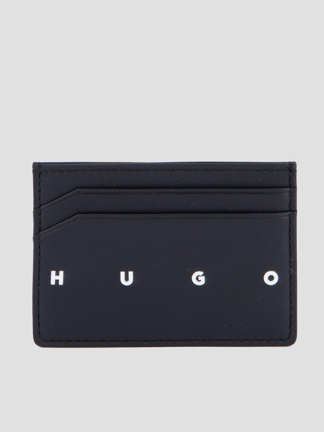 HUGO Hugo Rehx Spaced Logo Card Holder - Black