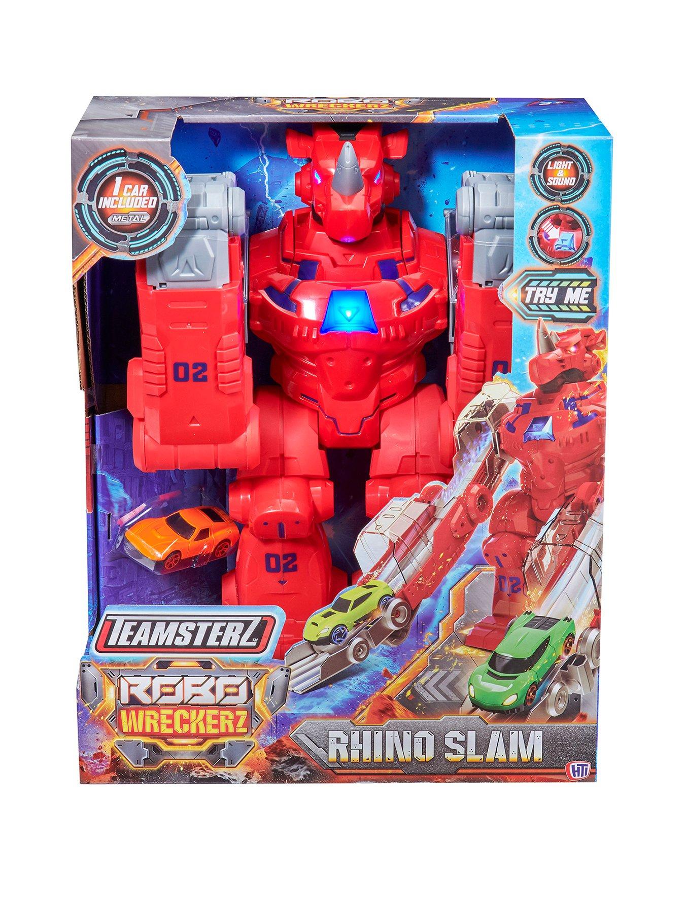 Teamsterz Teamsterz Robo Wreckerz Rhino Slam With 1 Car