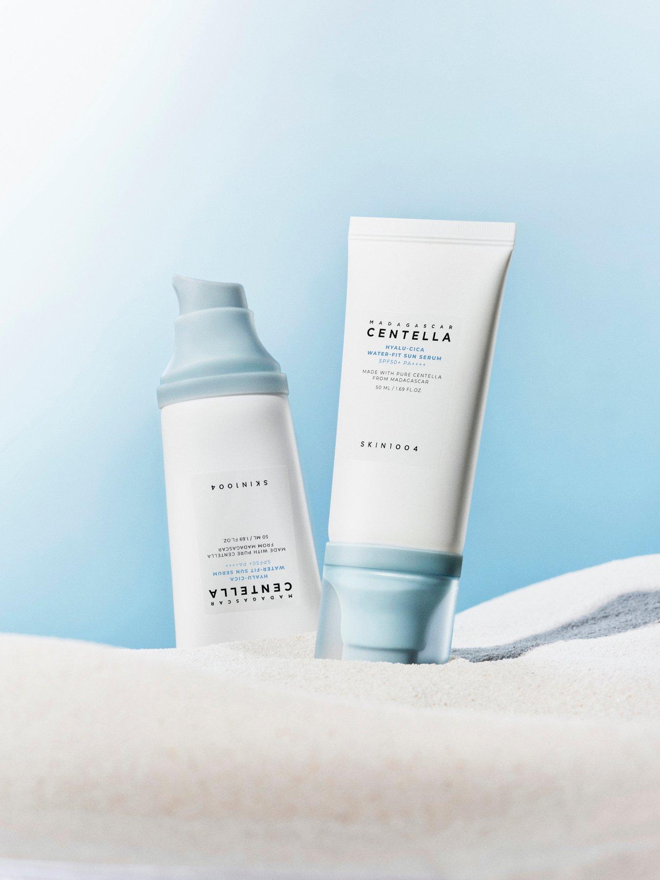 Image 2 of 3 of Skin1004 Madagascar Centella Hyalu-Cica Water-Fit Sun Serum Twin Pack (50ml*2)