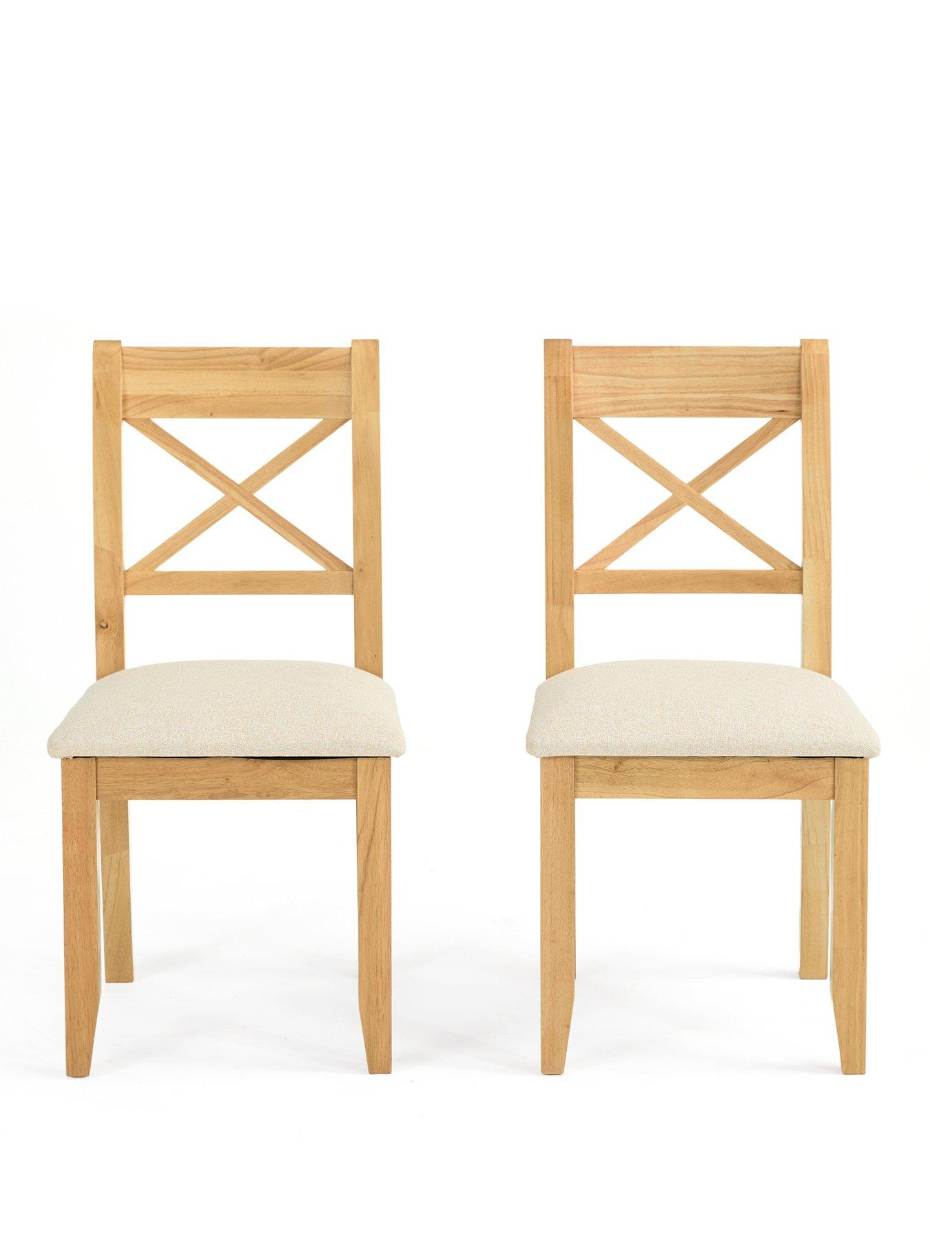 Image 2 of 7 of The Very Collection Dewsbury Pair Of Dining Chairs