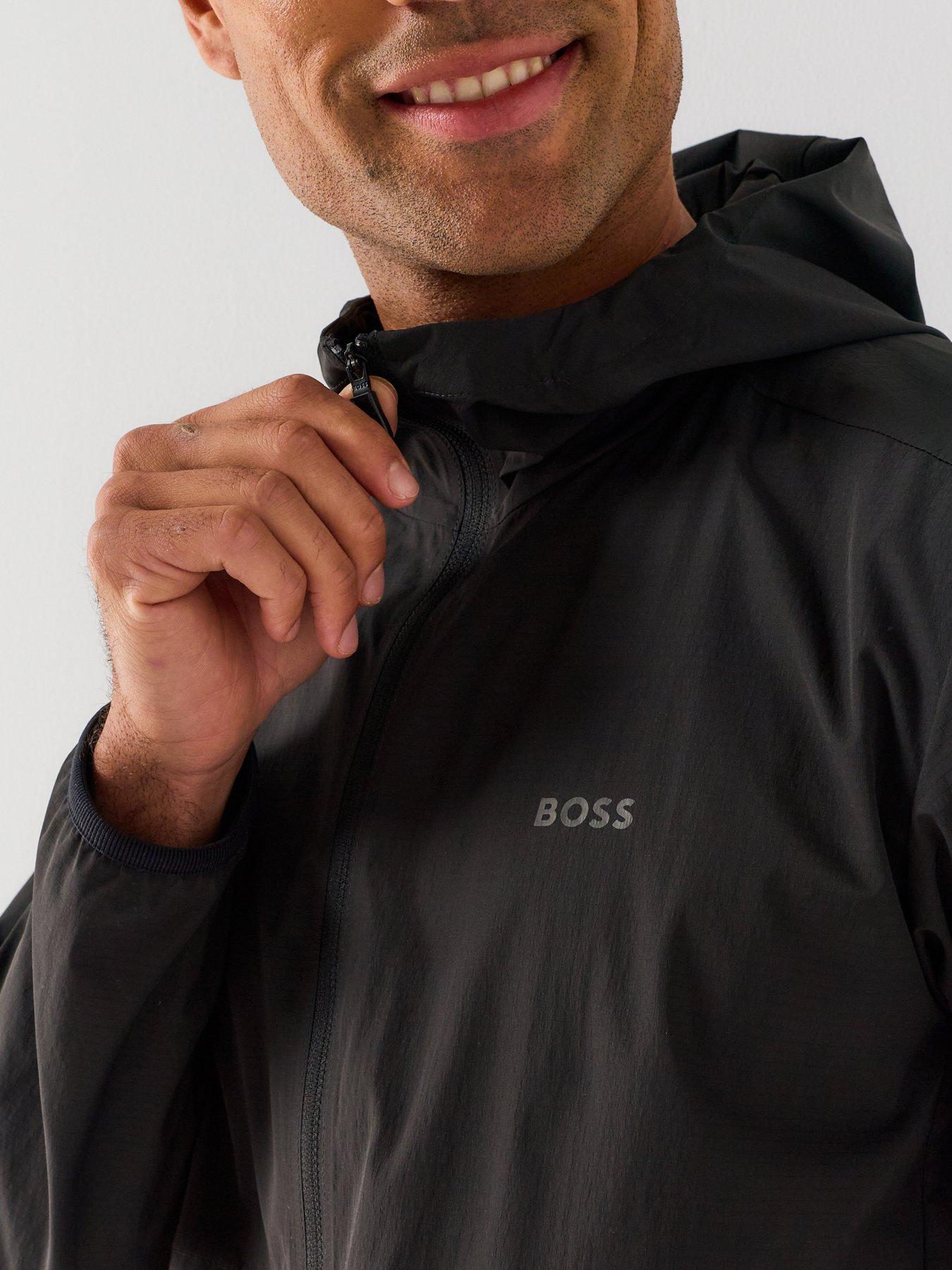 Image 4 of 6 of BOSS Boss Airynix Lightweight Shell Jacket - Black