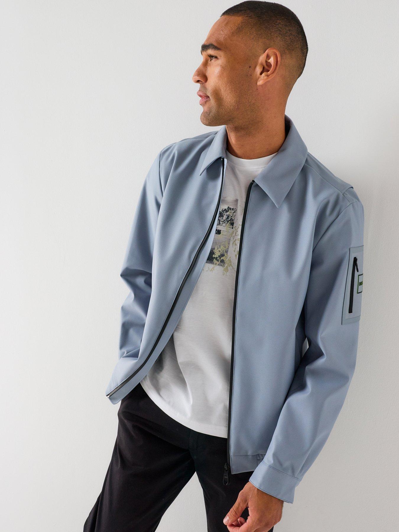 BOSS Men's Ow Union Coach Lightweight Jacket - Grey