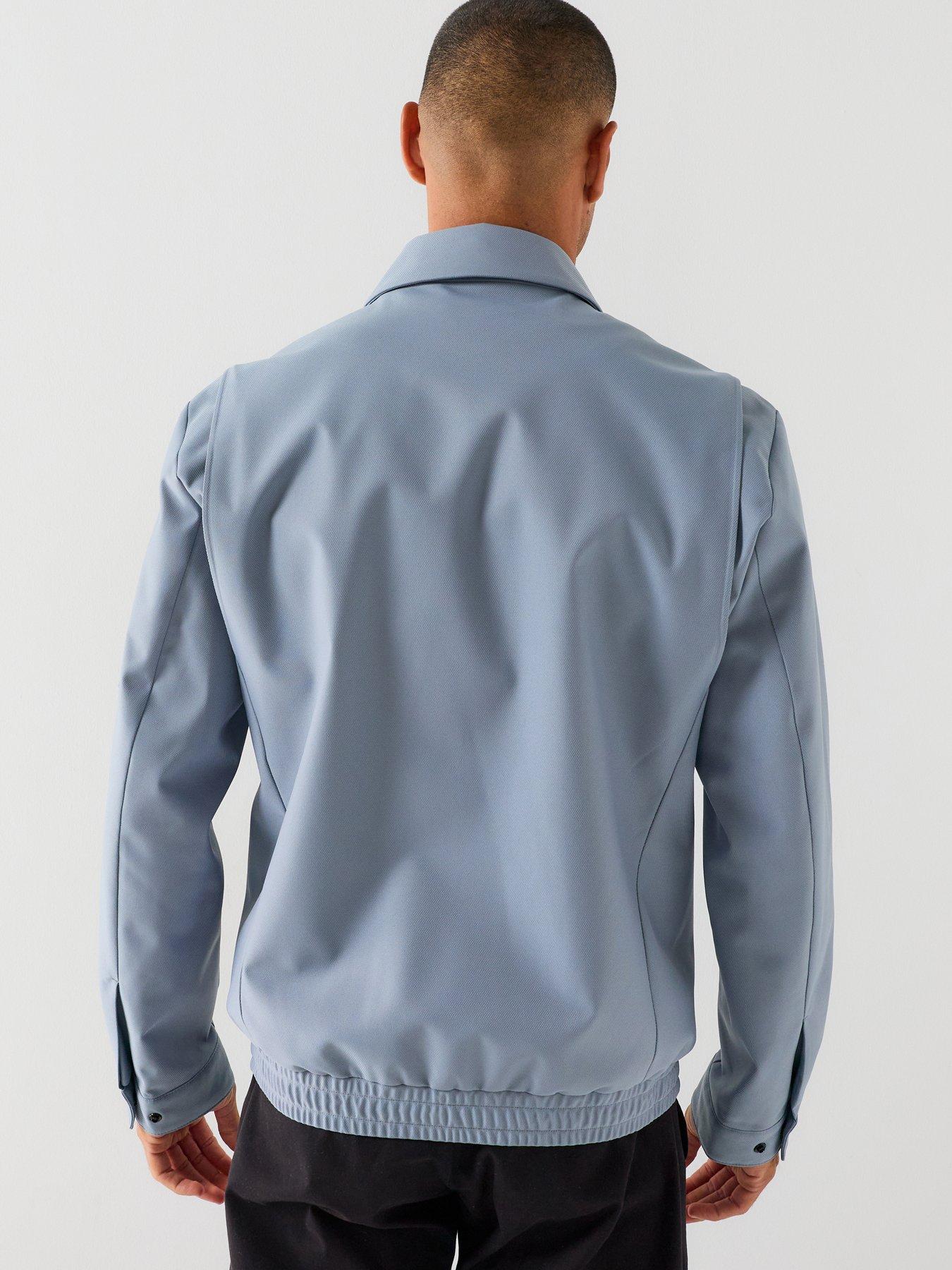 Image 2 of 6 of BOSS Men's Ow Union Coach Lightweight Jacket - Grey