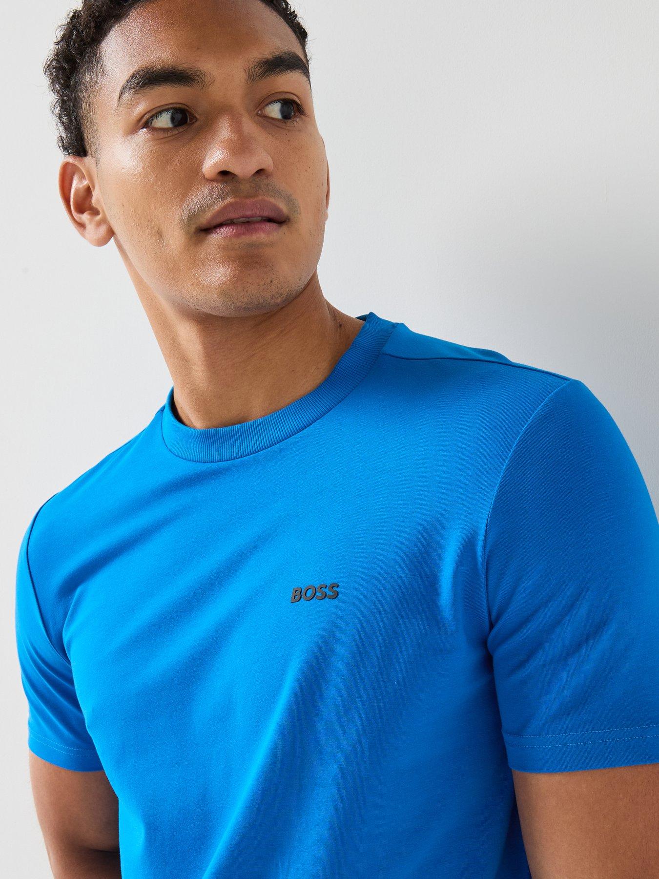 Image 4 of 6 of BOSS Boss Tee Regular Fit T-shirt - Bright Blue