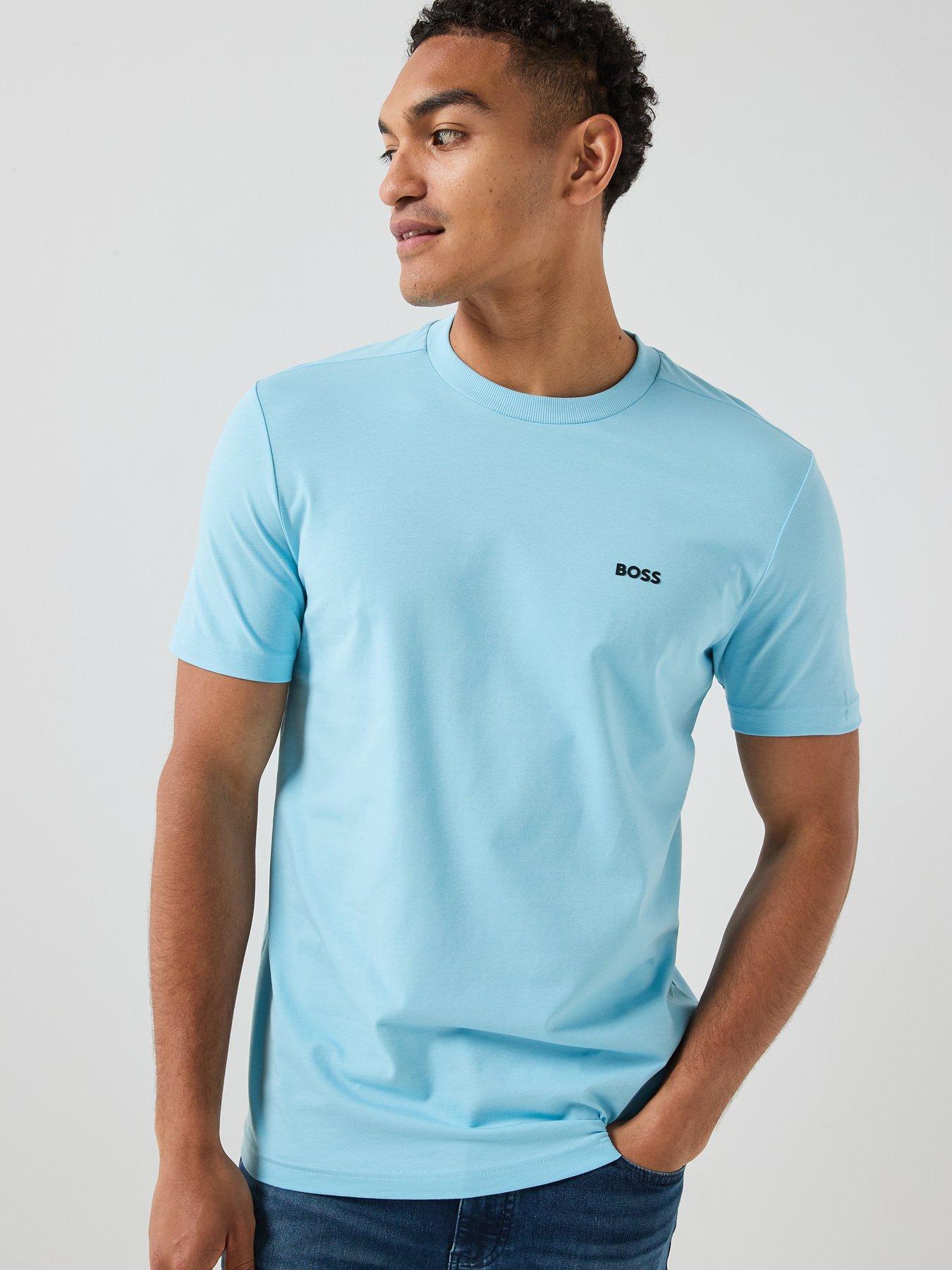 BOSS Regular Fit T-Shirt - Light Blue