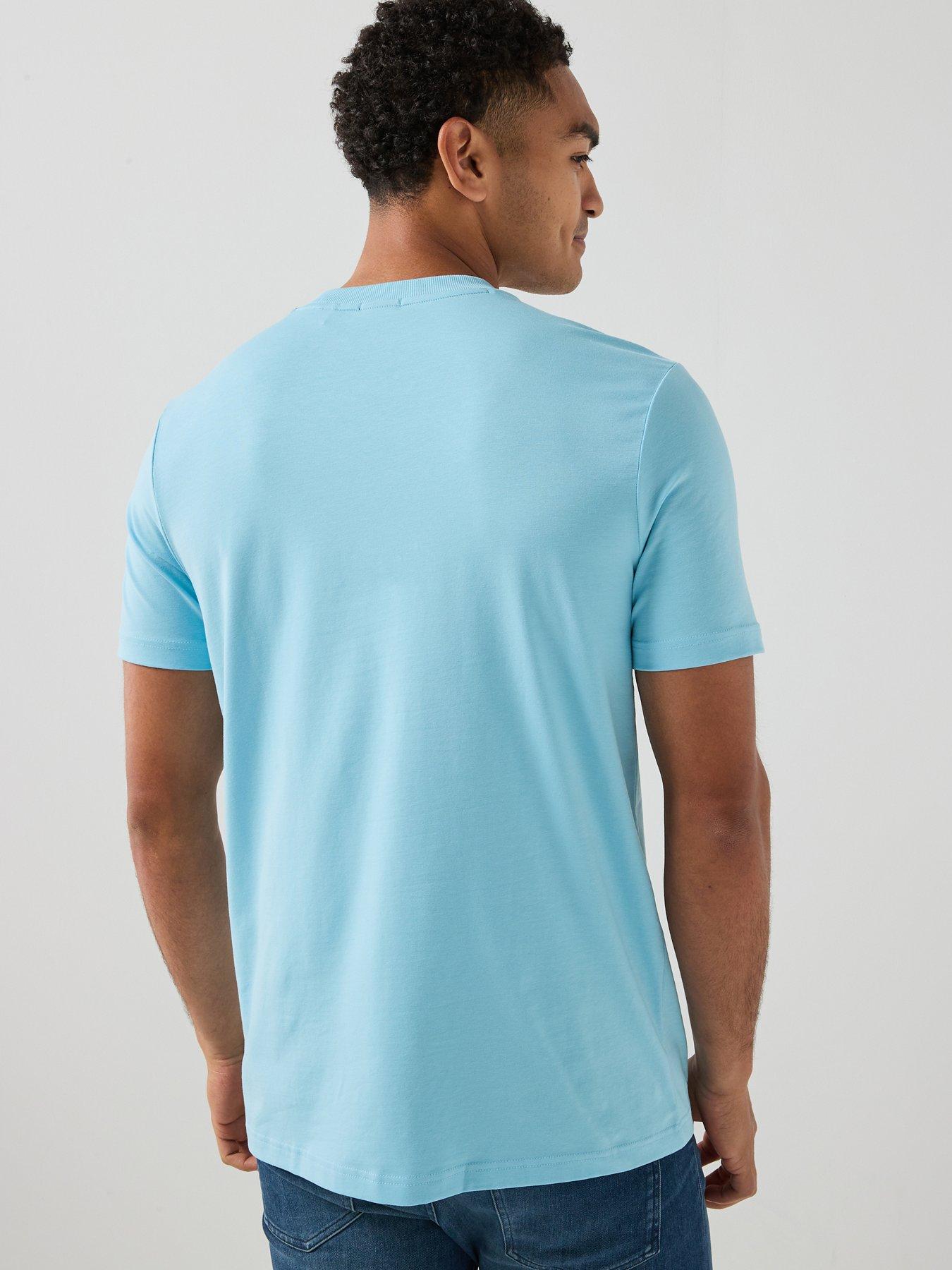 Image 2 of 4 of BOSS Boss Tee Regular Fit T-shirt - Light Blue