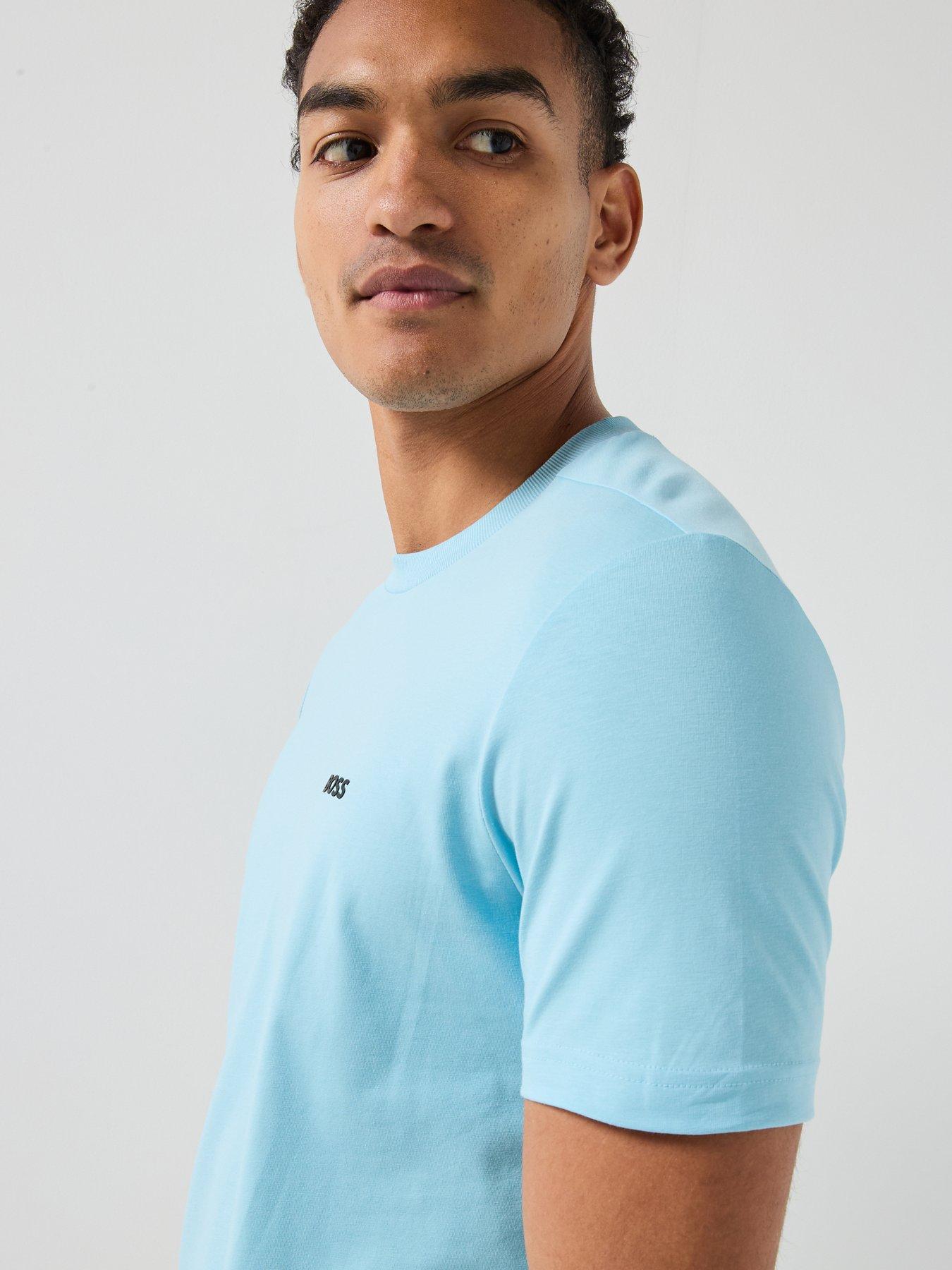 Image 4 of 4 of BOSS Boss Tee Regular Fit T-shirt - Light Blue