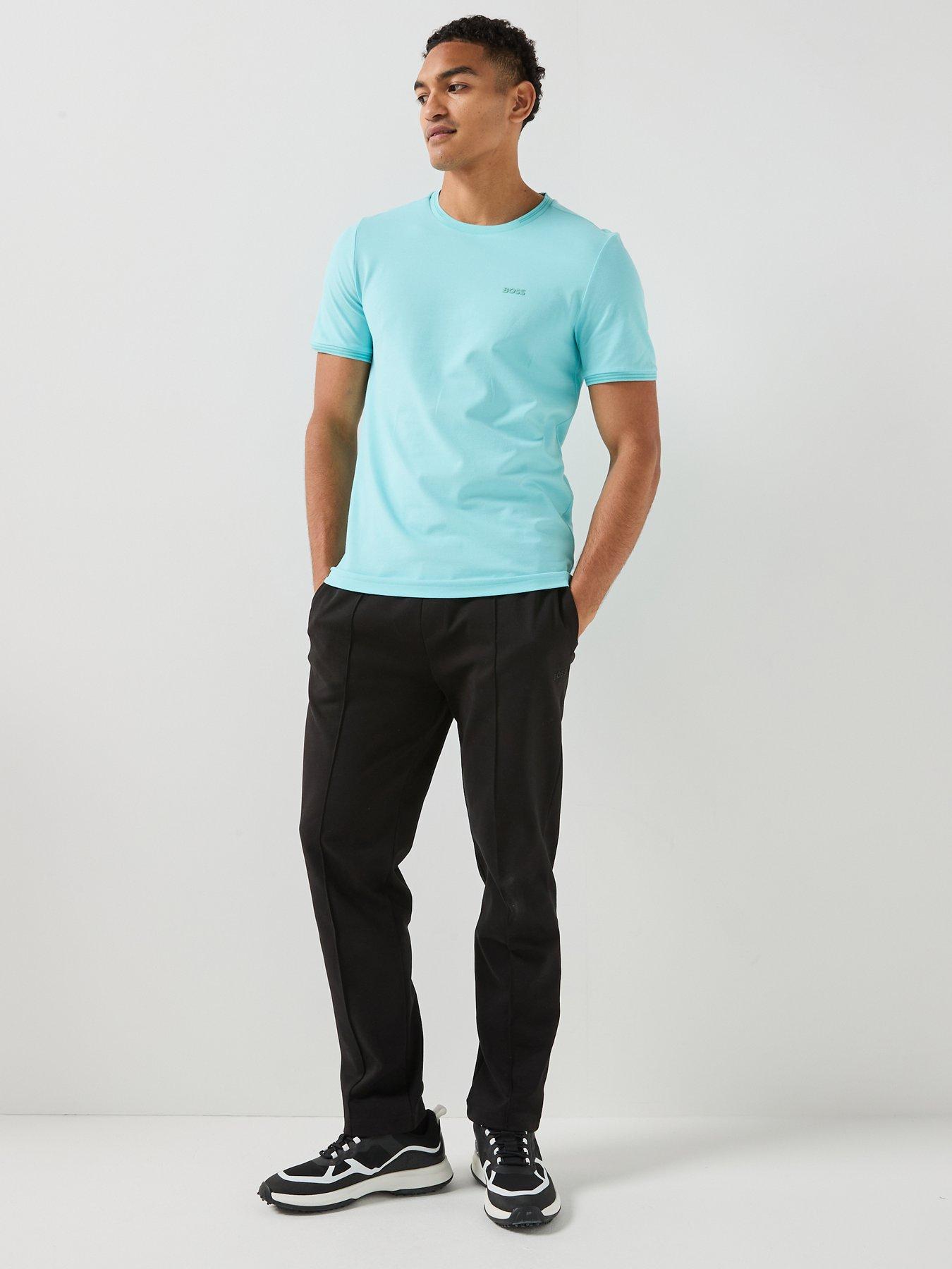 Image 3 of 4 of BOSS Regular Crew Neck Tops - Light Blue