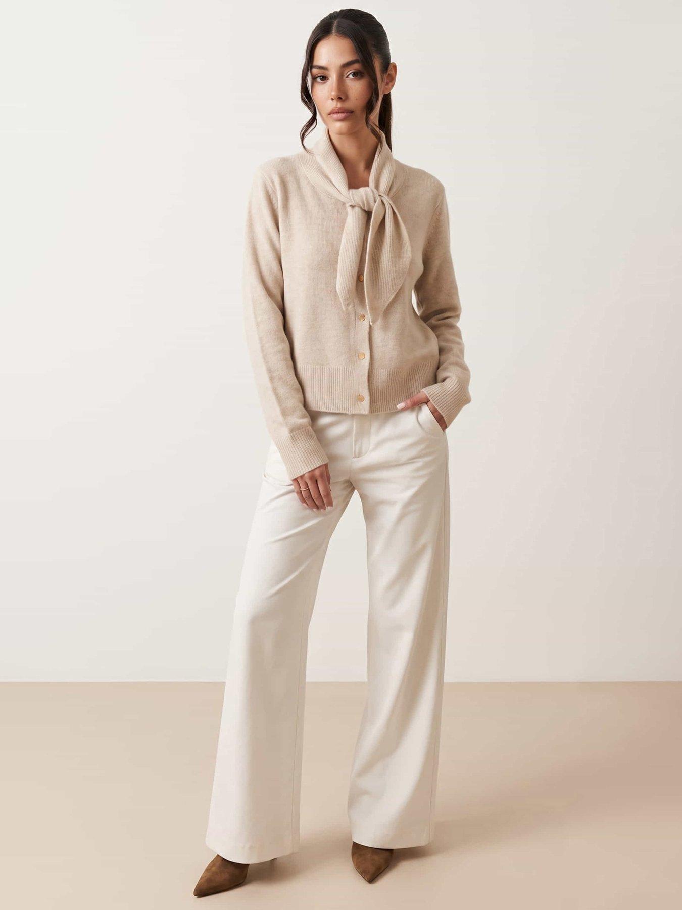 Image 1 of 4 of Style Cheat Scarf Tie Cardigan