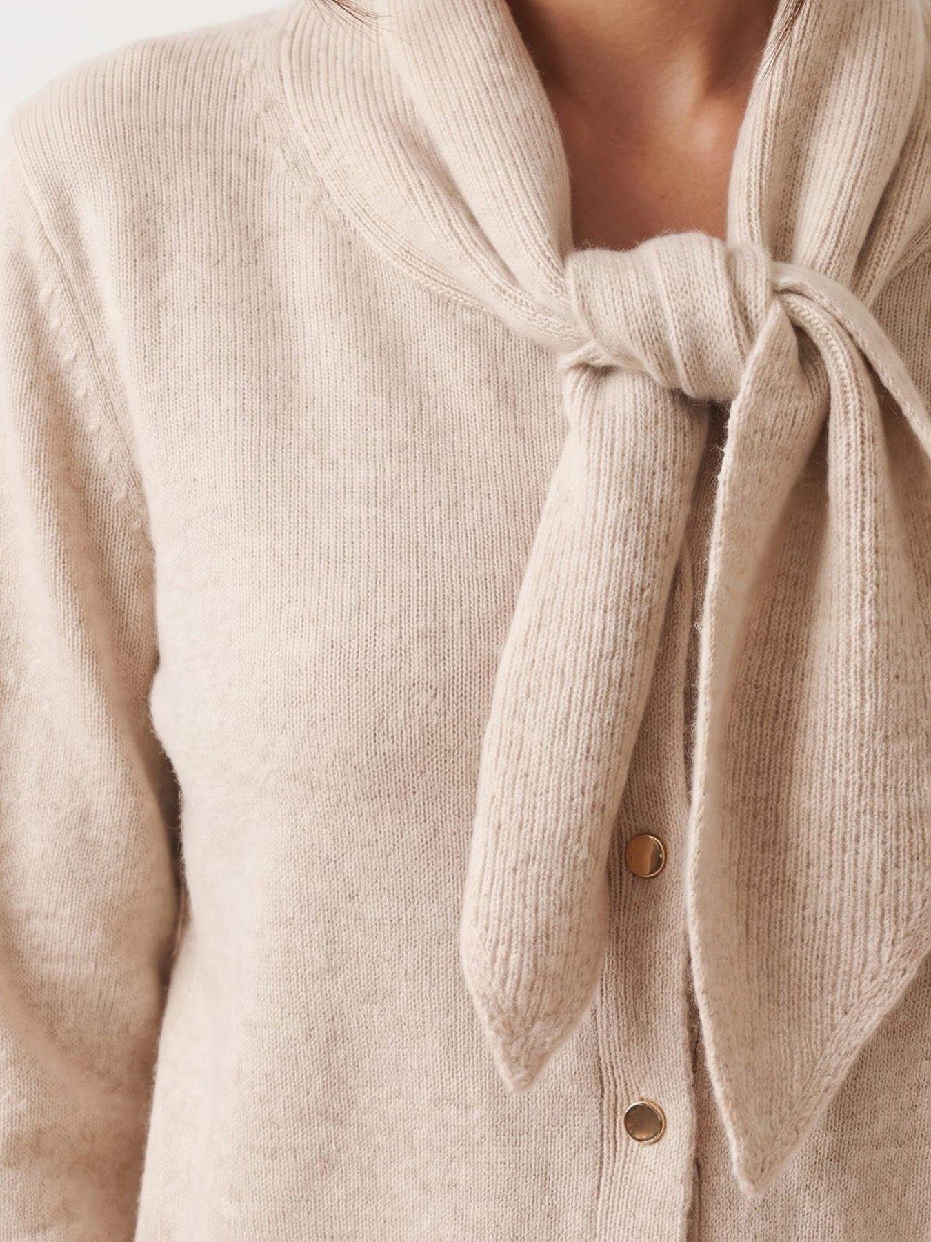 Image 4 of 4 of Style Cheat Scarf Tie Cardigan