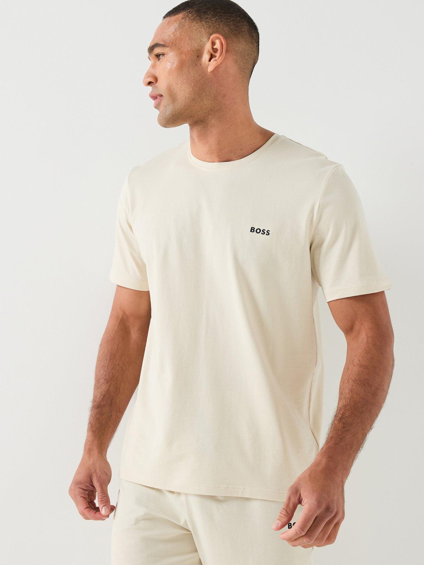 BOSS Boss Mix  &  Match Regular Fit Loungewear T-shirt - Light Beige