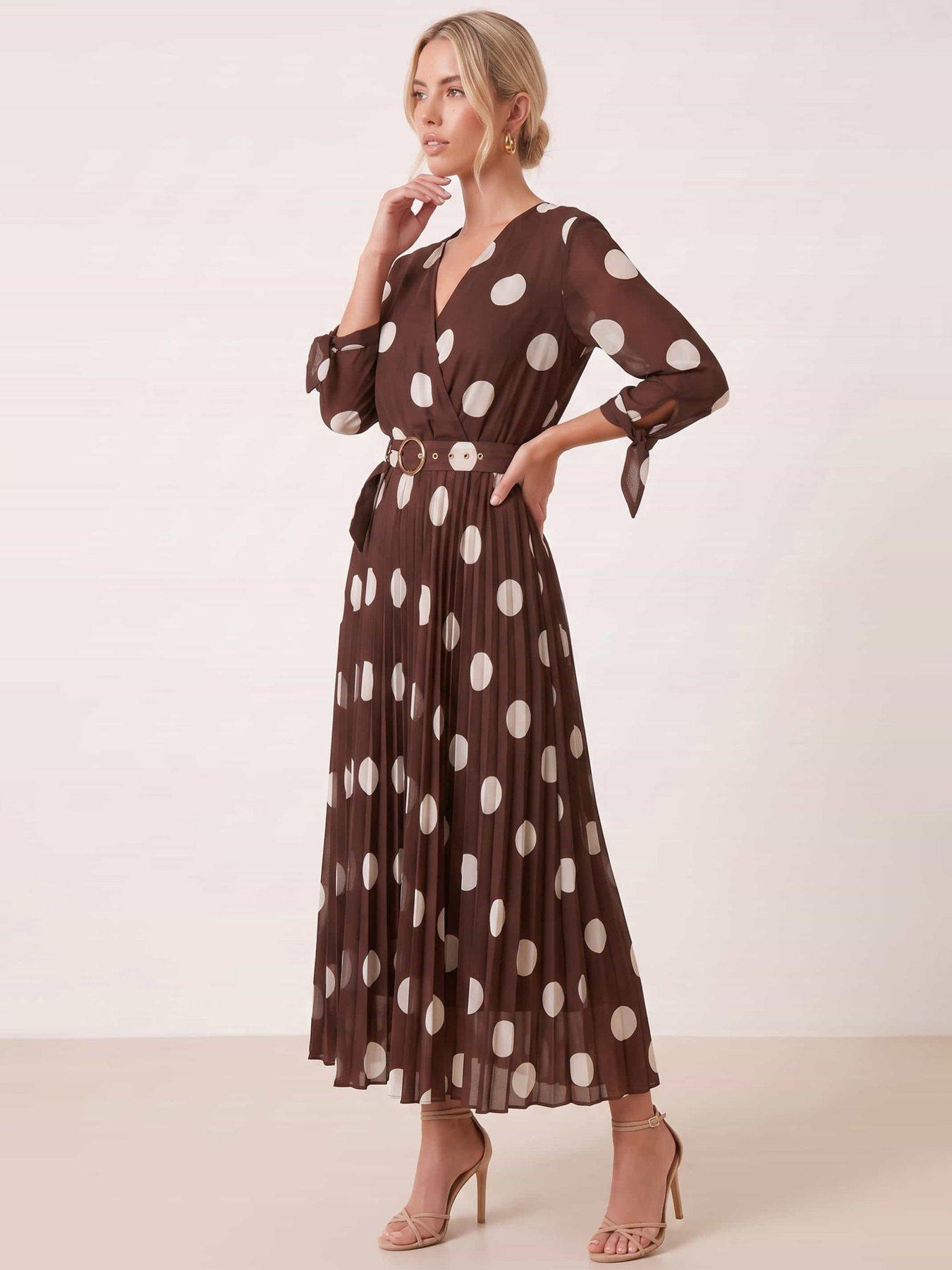 Style Cheat Spot Pleat Dress