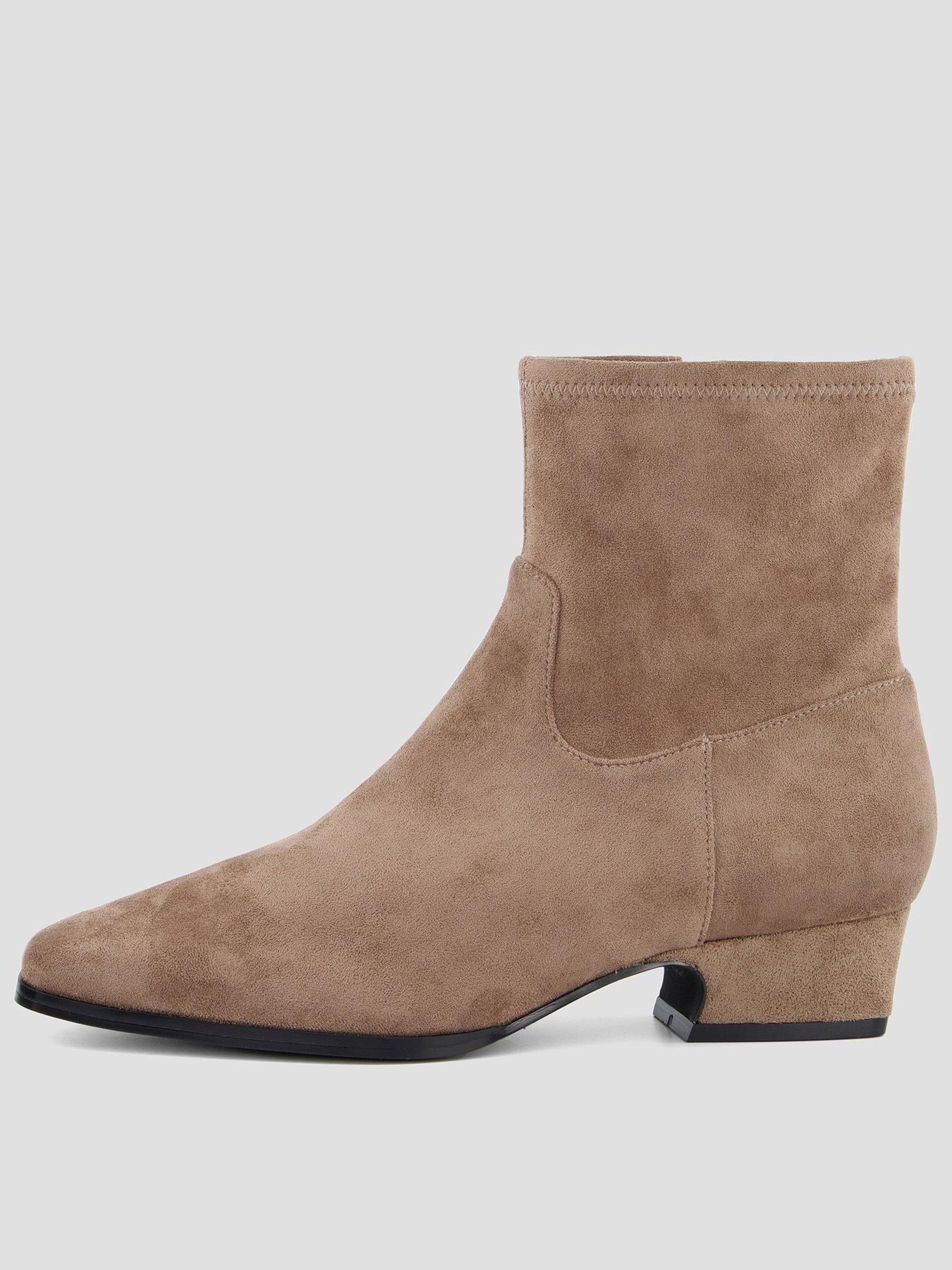 The Very Collection Wide Fit Chisel Toe Sock Ankle Boot