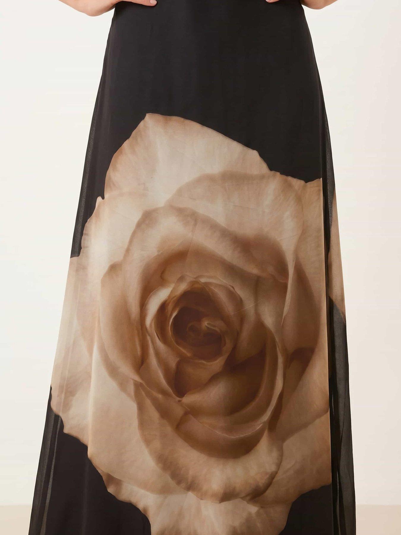 Image 3 of 4 of Style Cheat Placement Scarf Print Dress