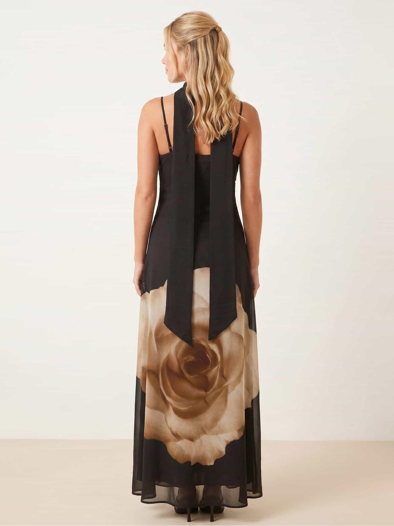 Image 4 of 4 of Style Cheat Placement Scarf Print Dress