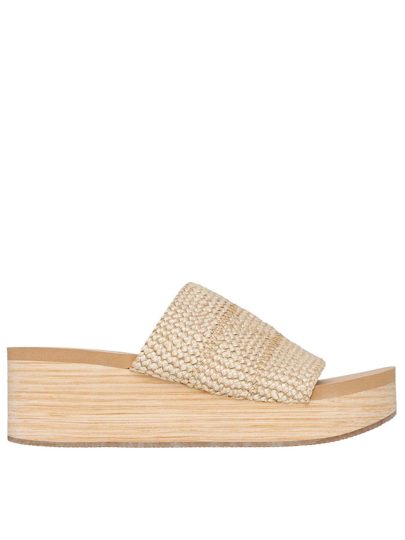 Image 1 of 6 of Skechers Summers Salt Spray Sandals - Beige