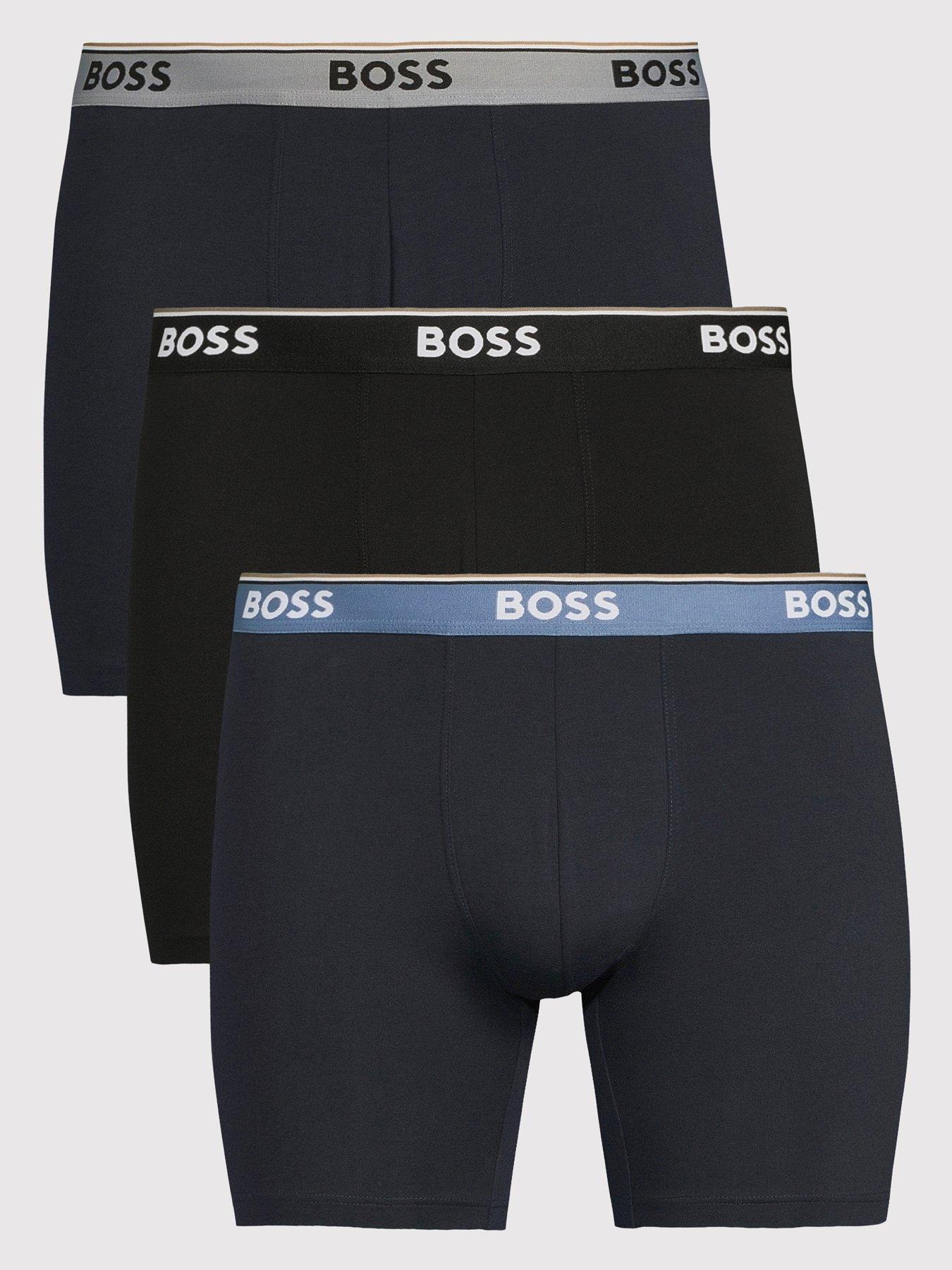 Image 1 of 4 of BOSS 3 Pack Power Long Boxer Briefs - Assorted