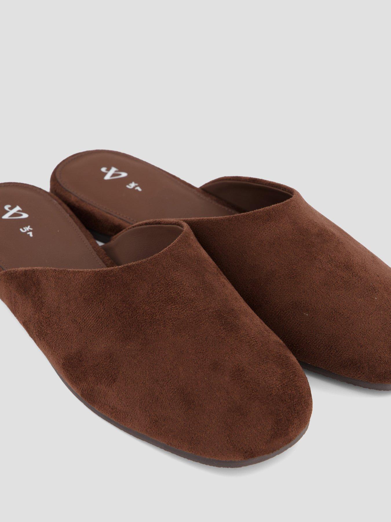 Image 5 of 7 of The Very Collection Womens Wide Fit Mules - Brown