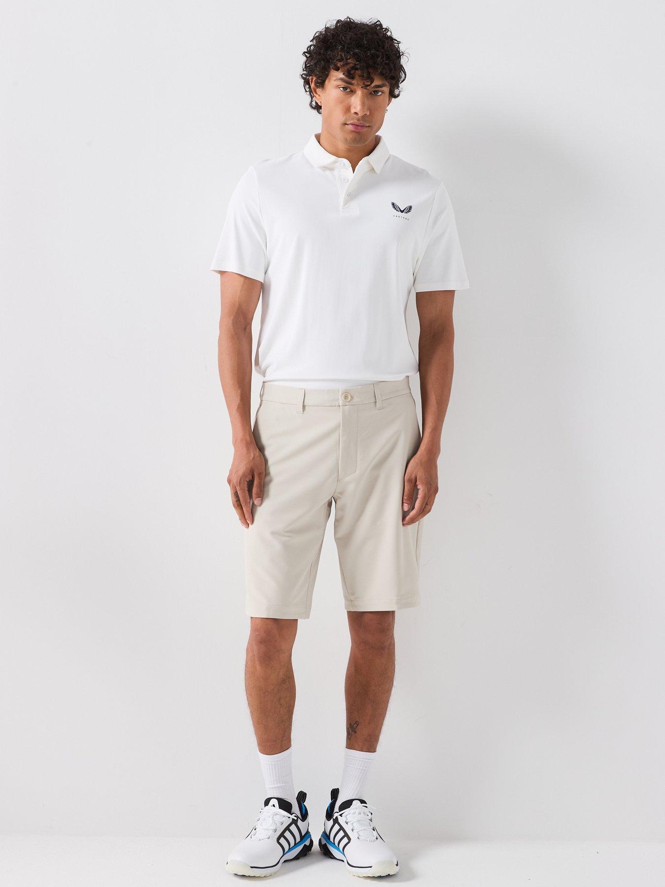 Image 3 of 6 of BOSS Tech Short - Light Beige
