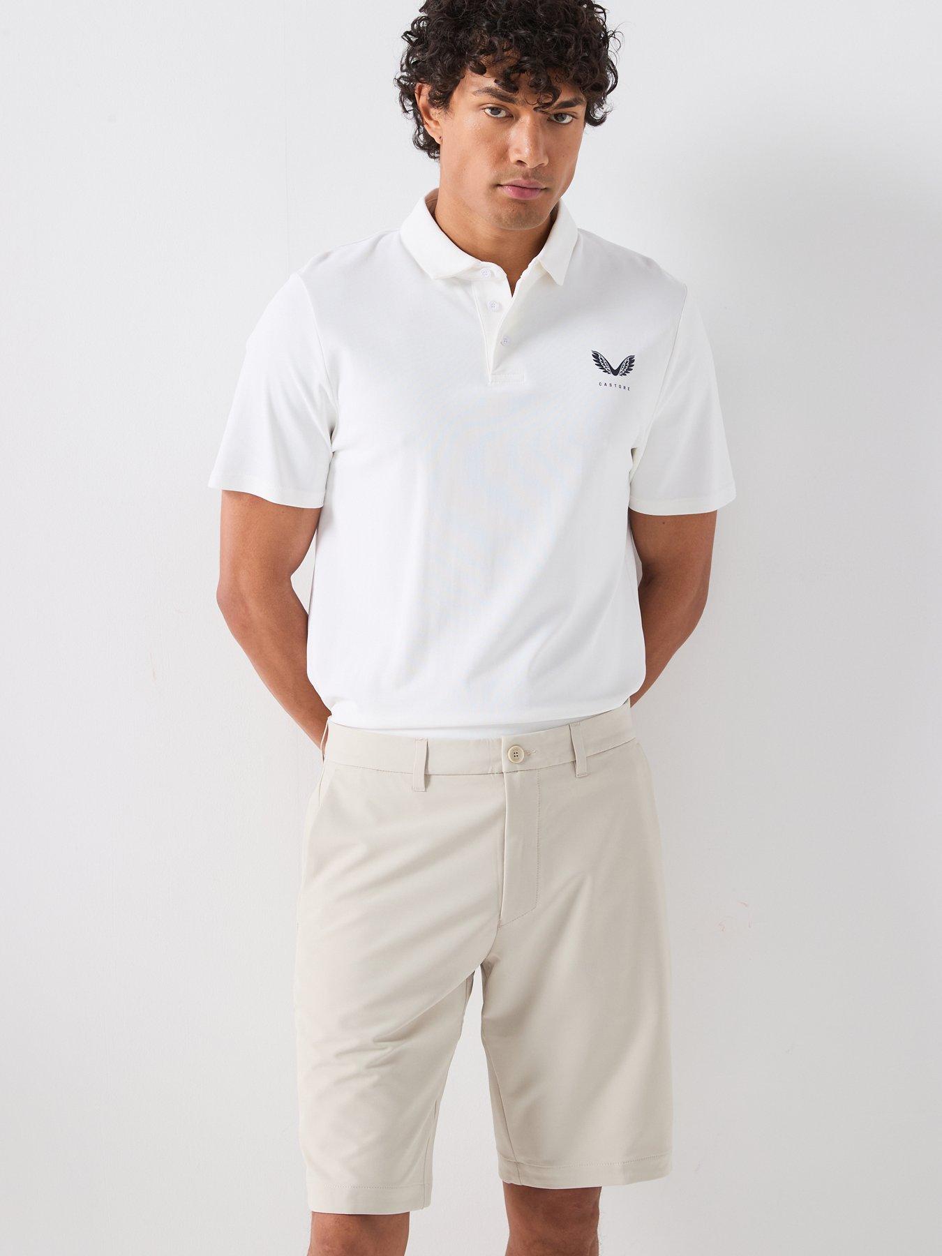 Image 6 of 6 of BOSS Tech Short - Light Beige