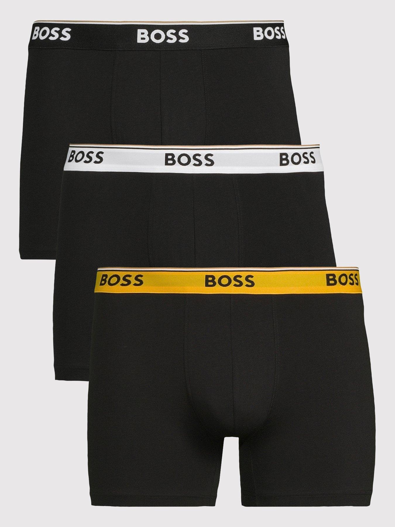 Image 1 of 4 of BOSS 3 Pack Power Boxer Briefs - Black