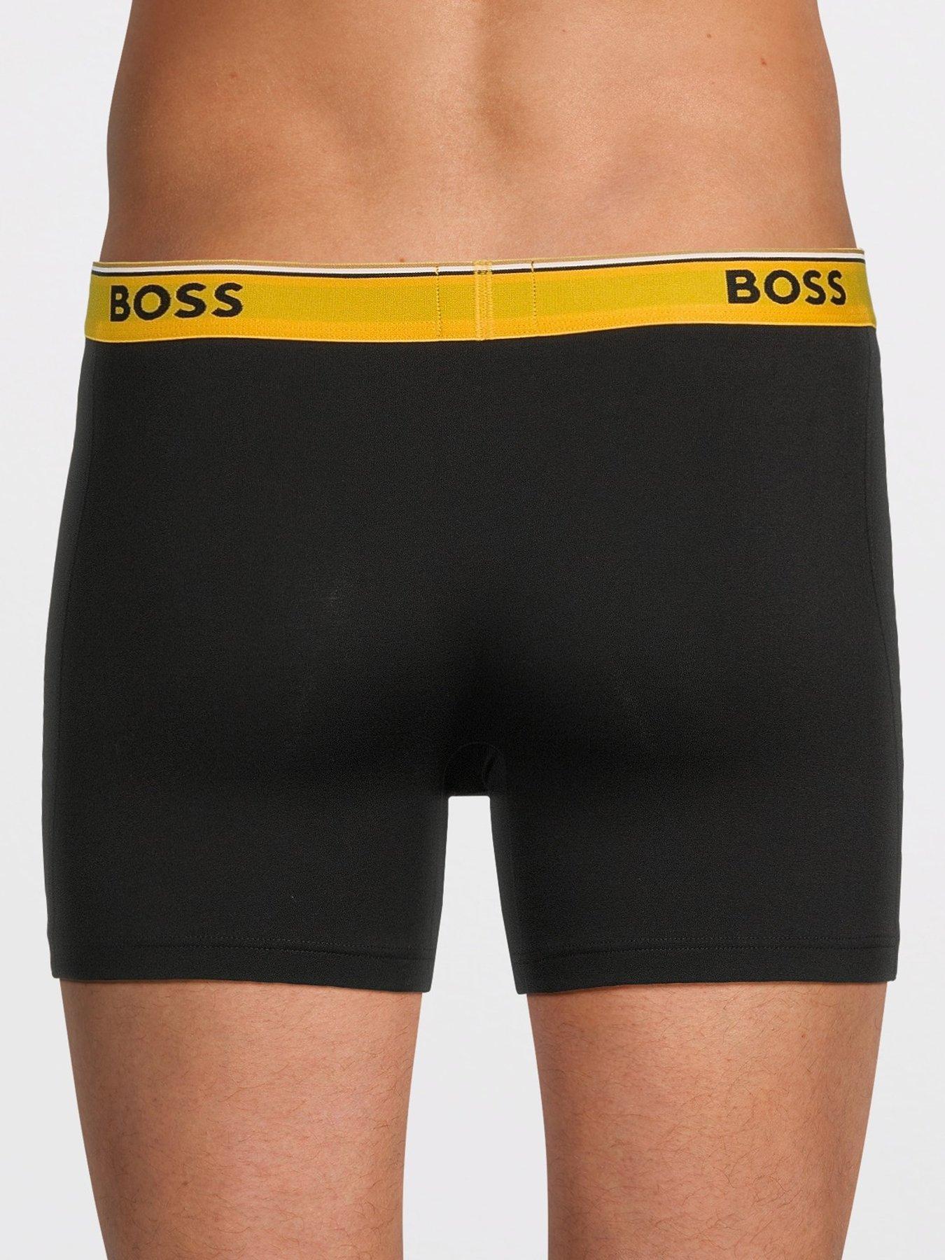 Image 3 of 4 of BOSS 3 Pack Power Boxer Briefs - Black