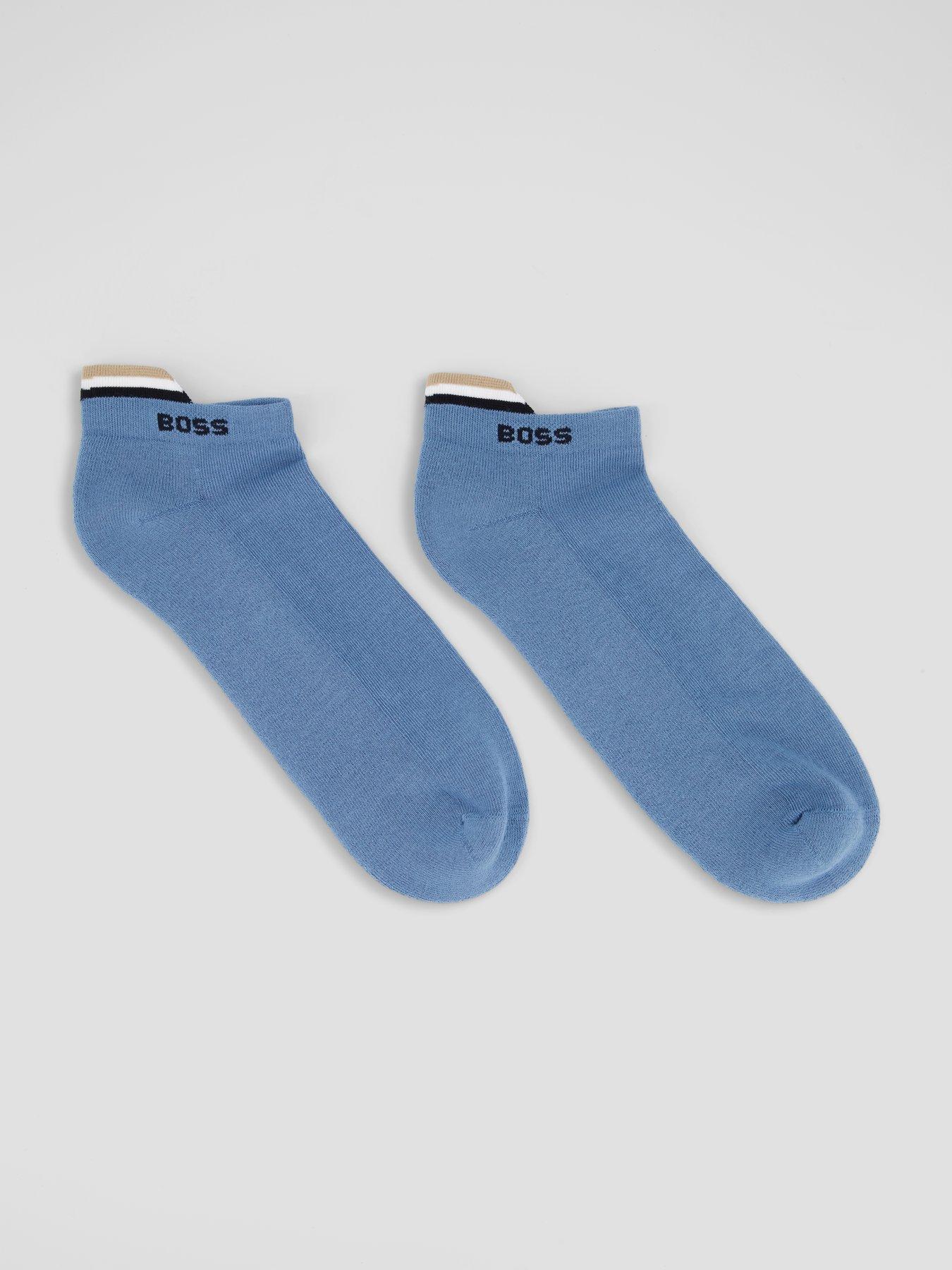 Image 2 of 3 of BOSS Bodywear 3 Pack Icon Trainer Socks - Assorted