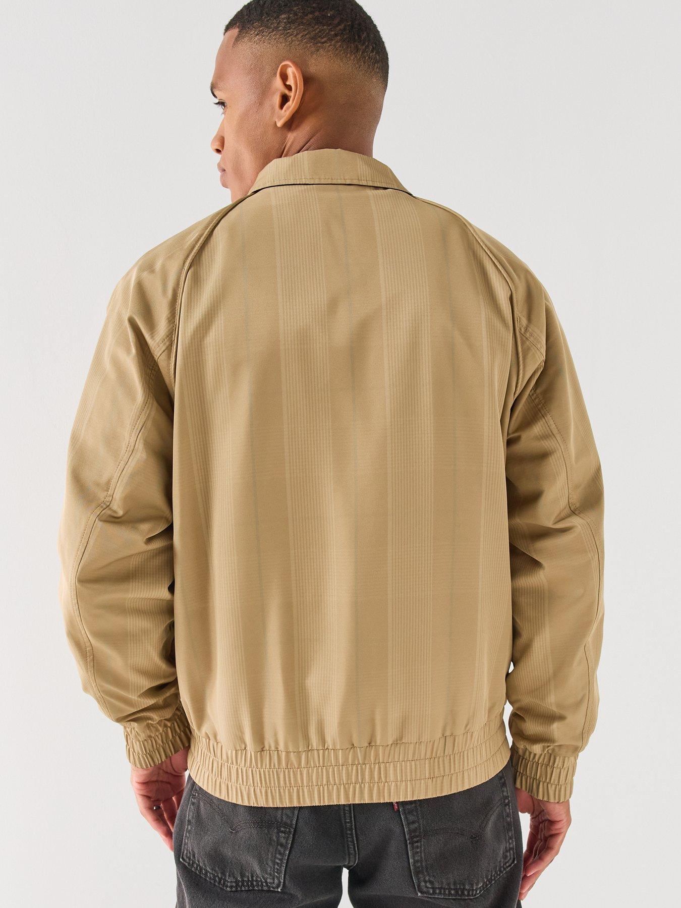 Image 2 of 6 of HUGO Hugo Bartus2631 Reversible Lightweight Harrington Jacket - Beige