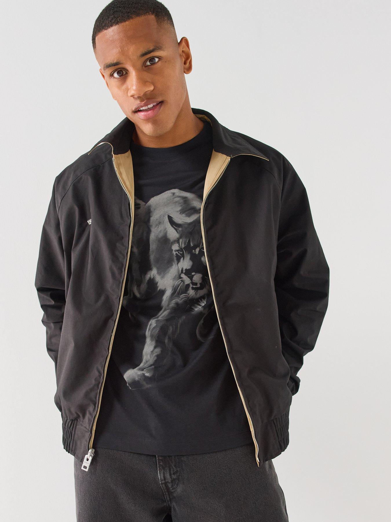 Image 4 of 6 of HUGO Hugo Bartus2631 Reversible Lightweight Harrington Jacket - Beige