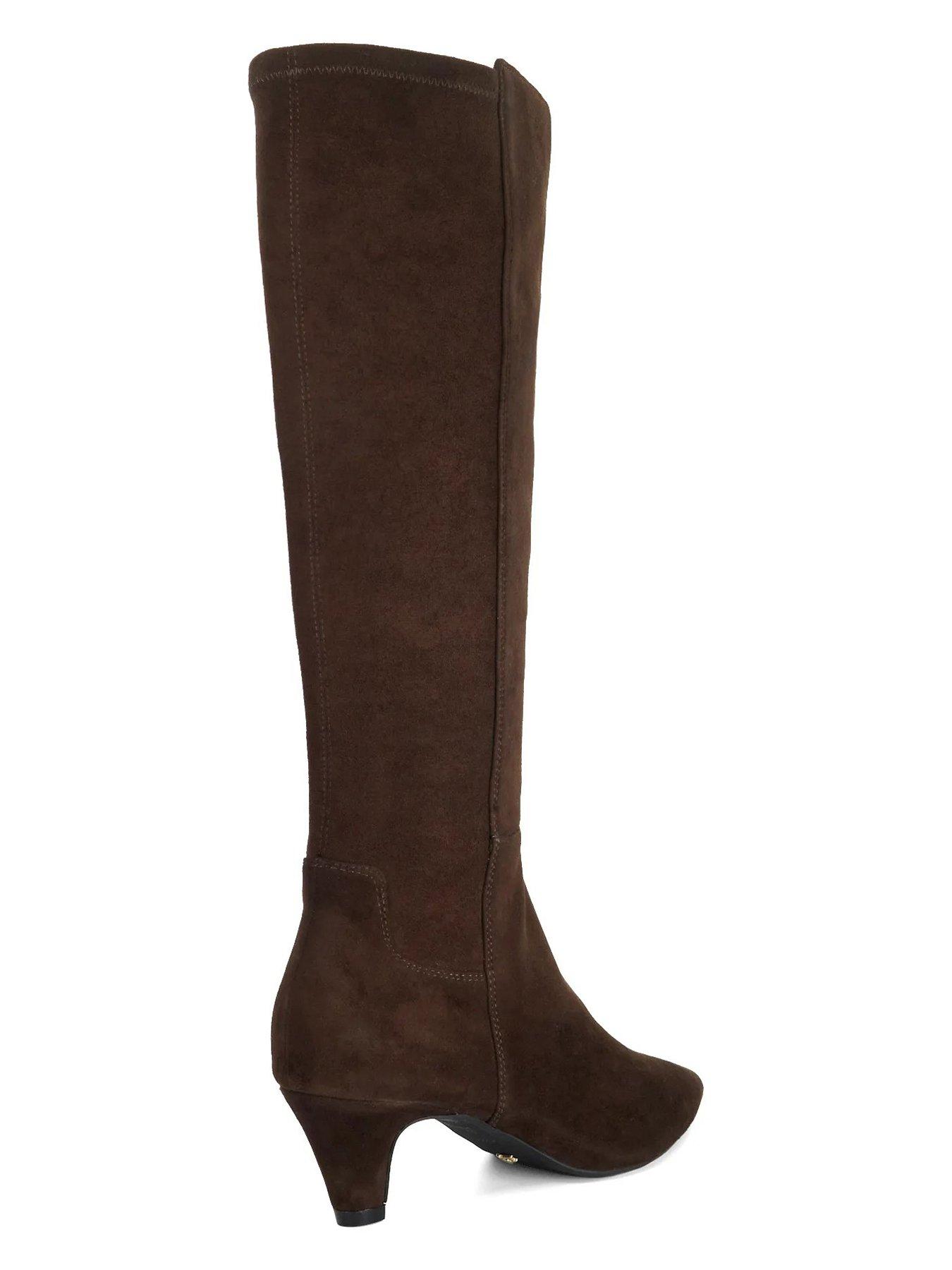 Image 4 of 5 of Dune London Sera High Boots - Brown