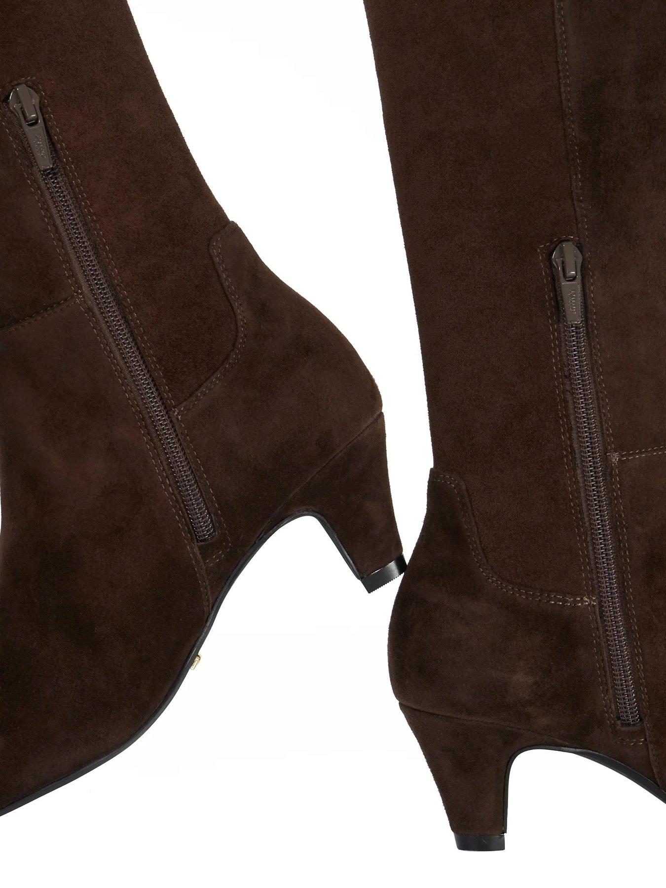 Image 5 of 5 of Dune London Sera High Boots - Brown